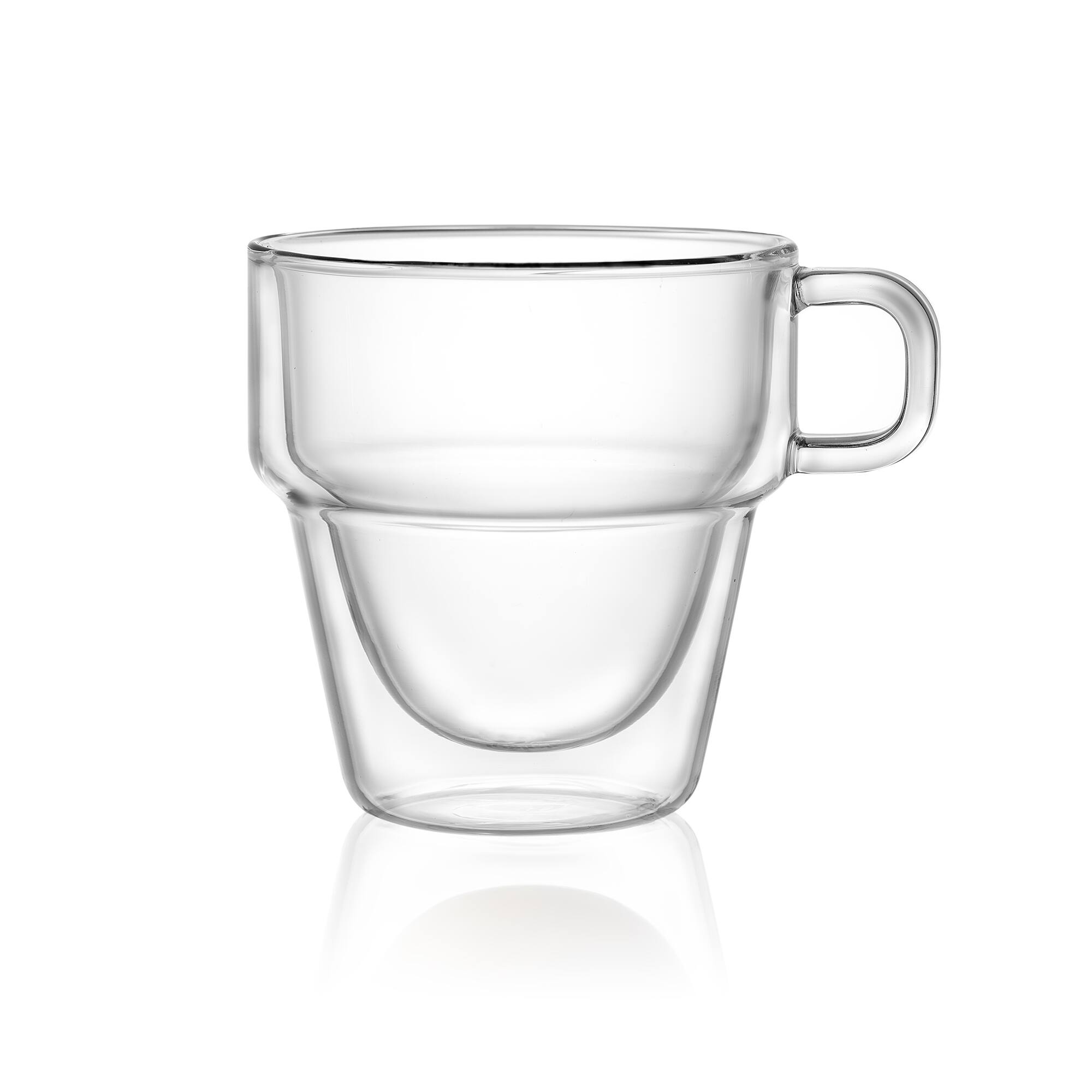 JoyJolt® Stoiva Stackable Double Wall Glasses, 8ct.