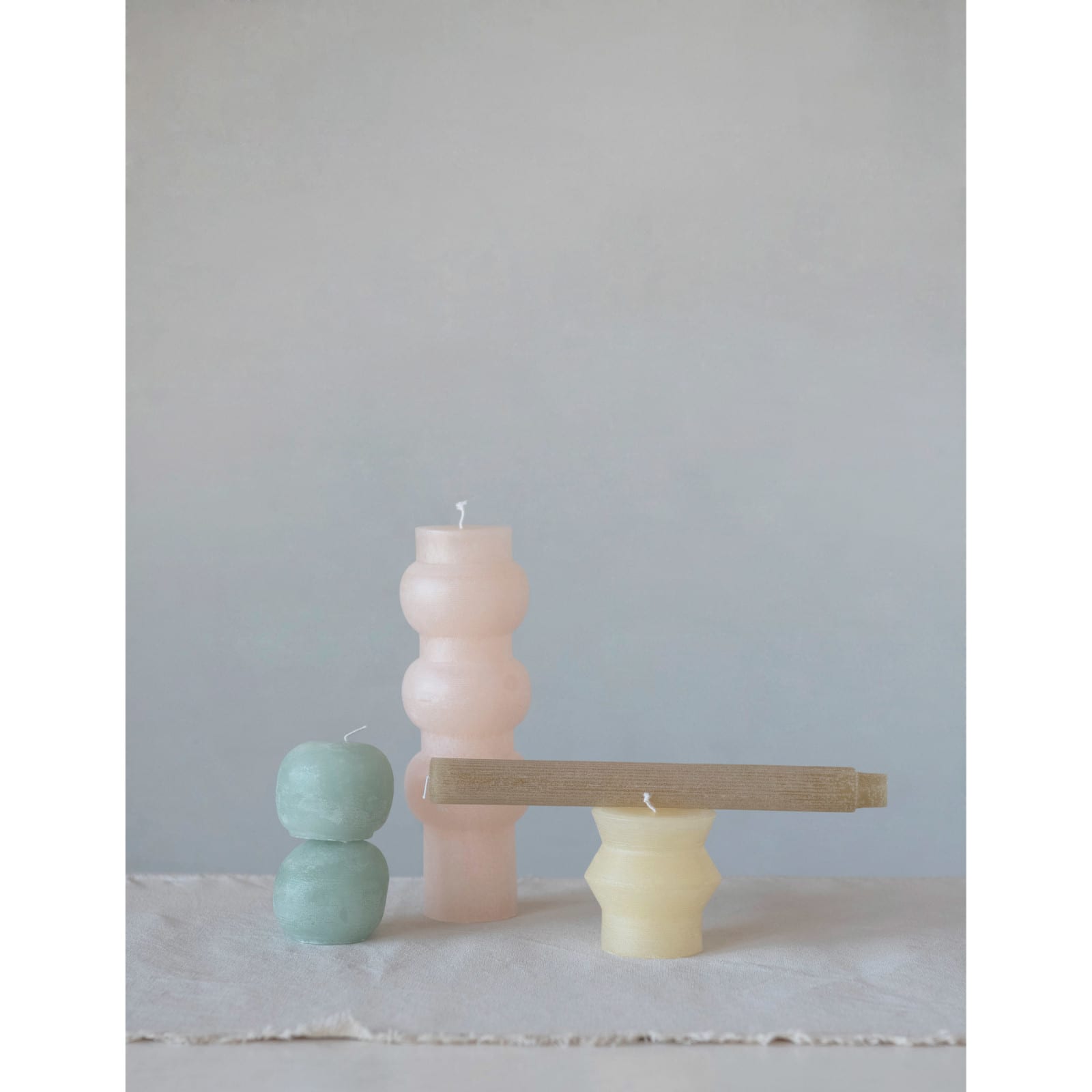 Hello Honey® Unscented Pleated Taper Candles in Box, 12ct.