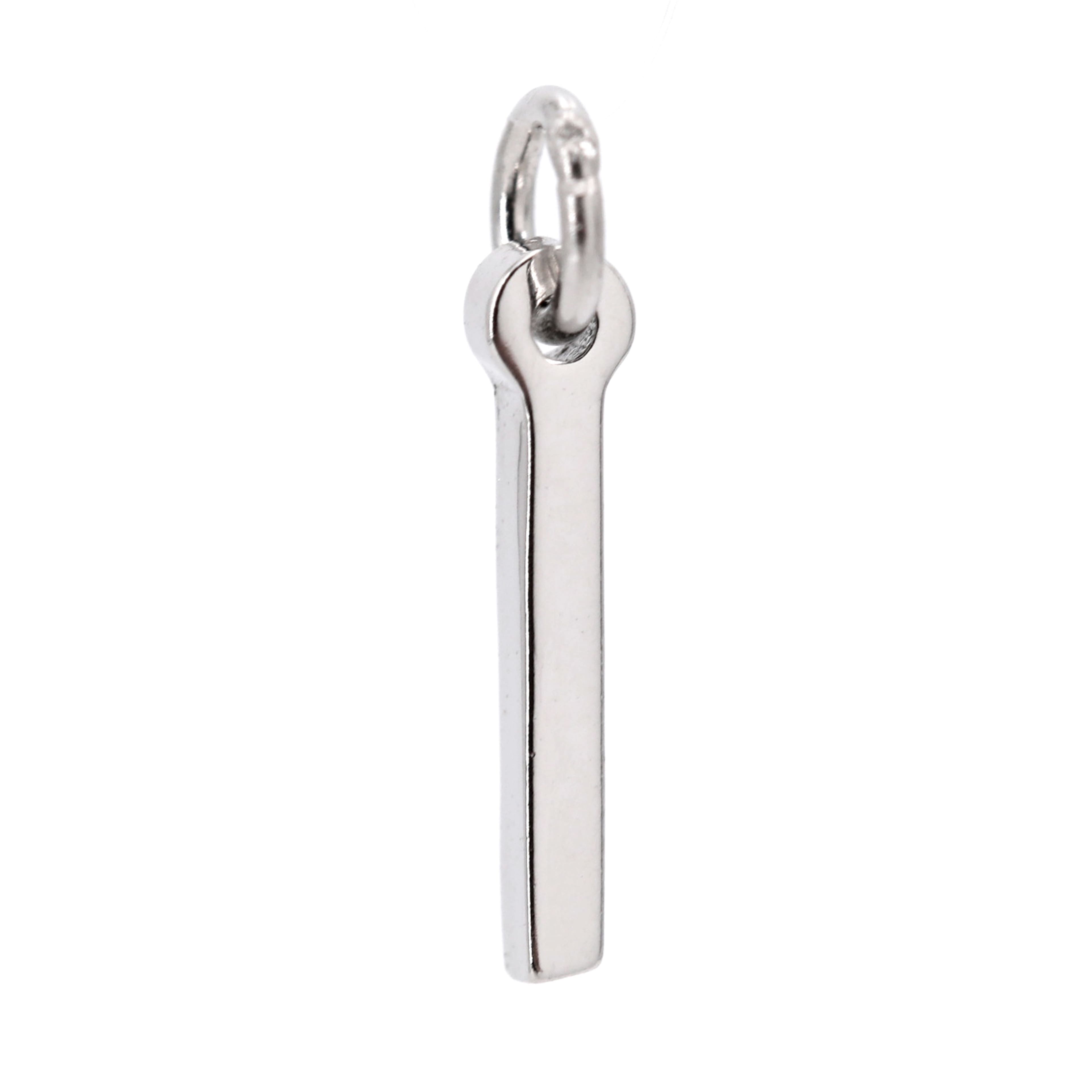 12 Pack: Sterling Silver Alphabet Charm by Bead Landing™