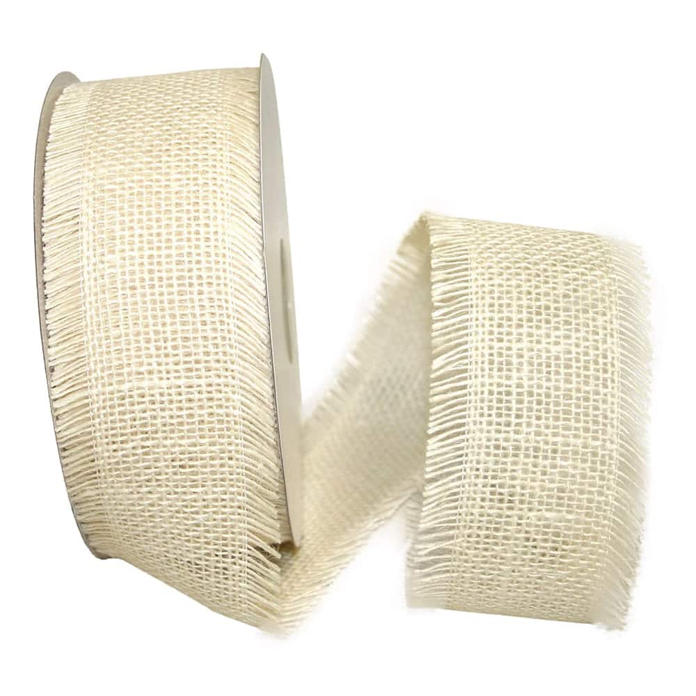 JAM Paper 2.5" x 25yd. Burlap Ribbon