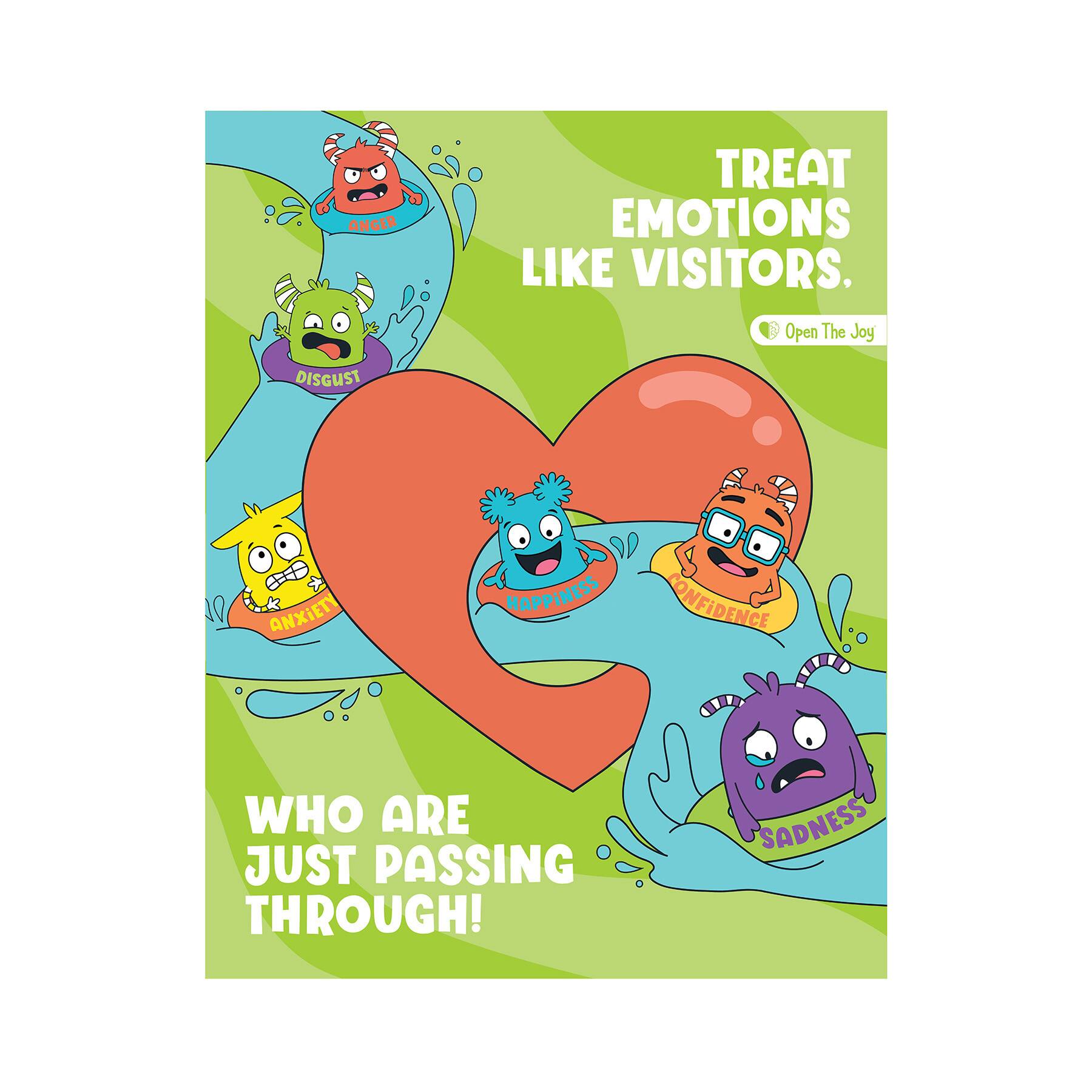 11" x 14" Emotion Posters, 5ct.