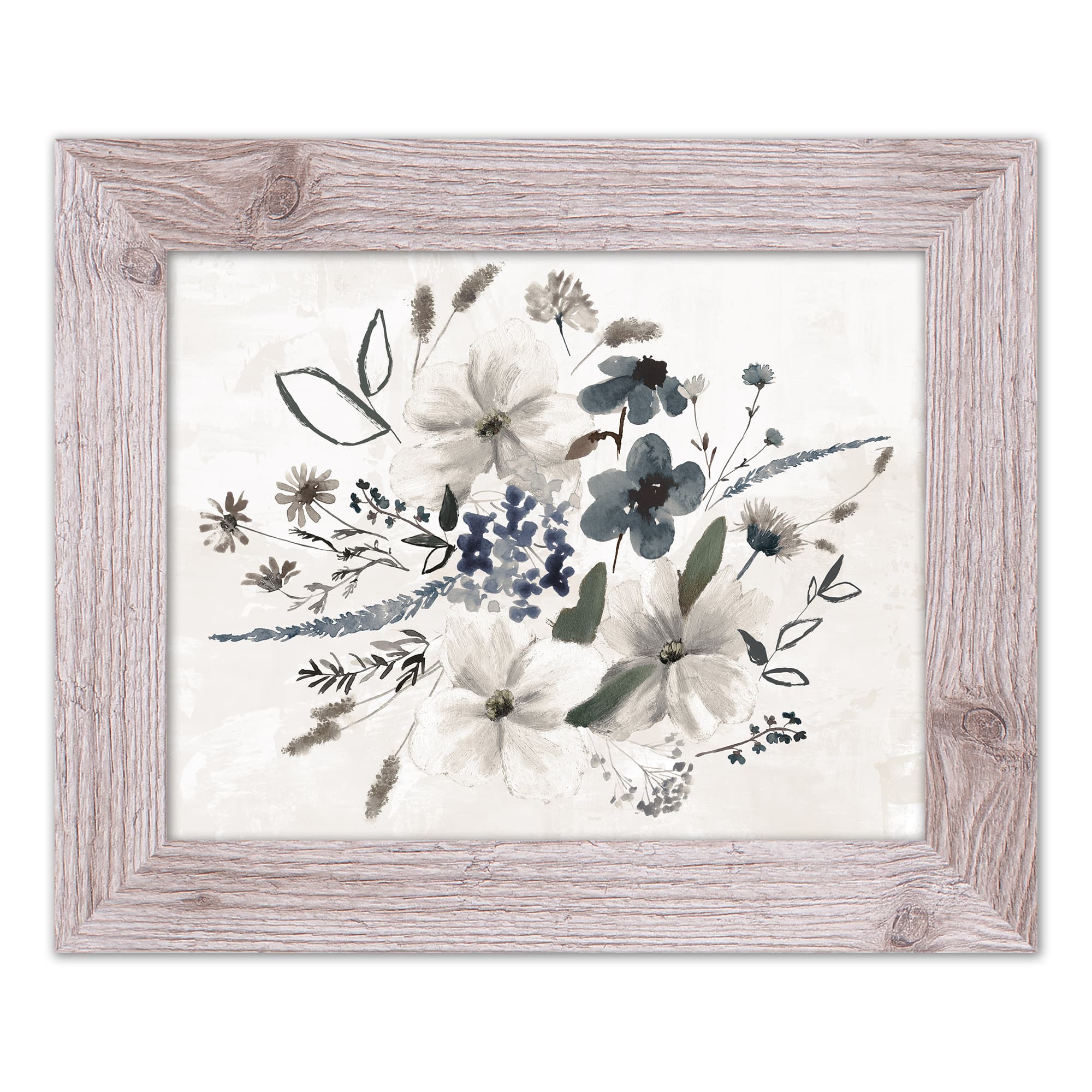 Tranquil Flowers Western Framed Print