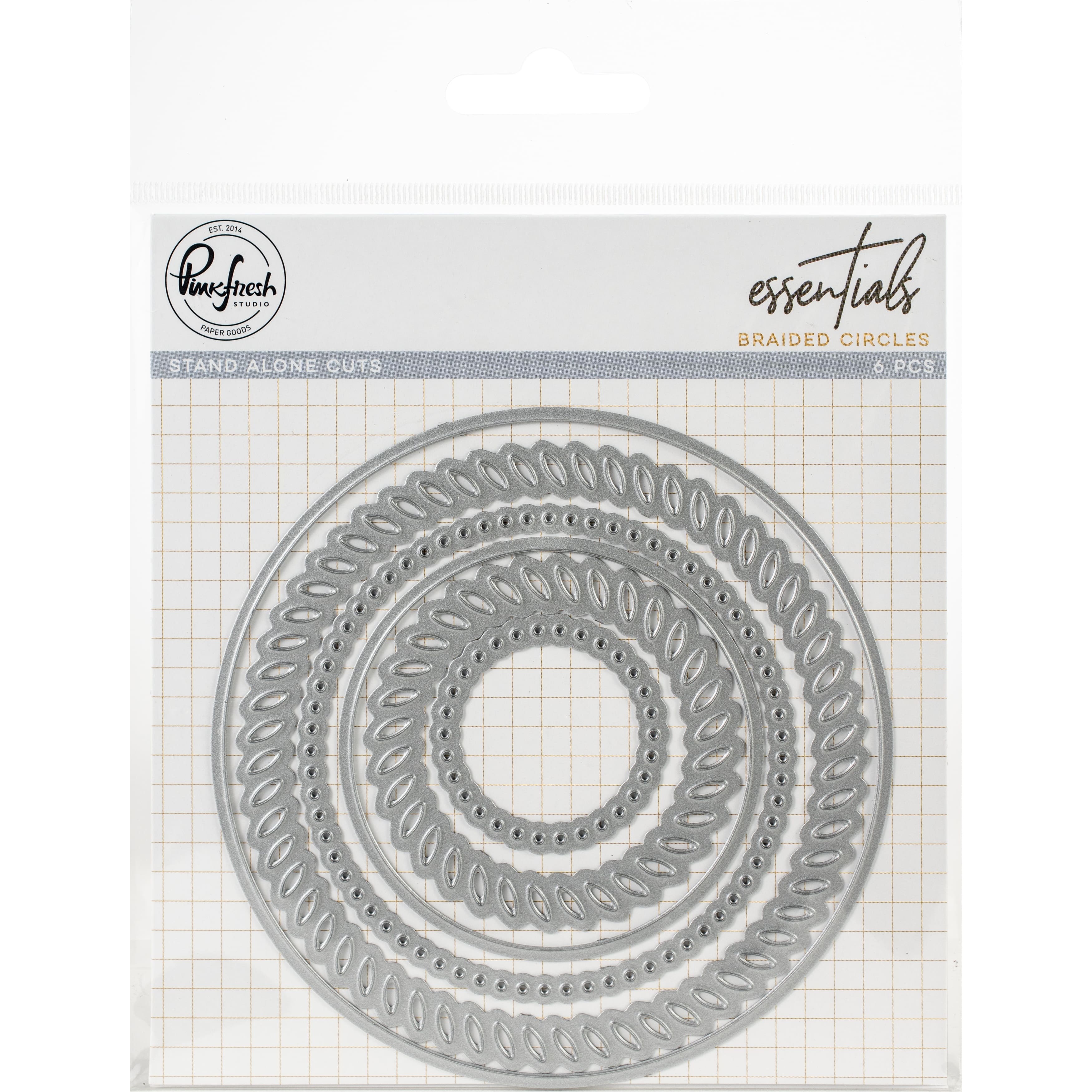 Pinkfresh Studio Essentials Braided Circles Die Set