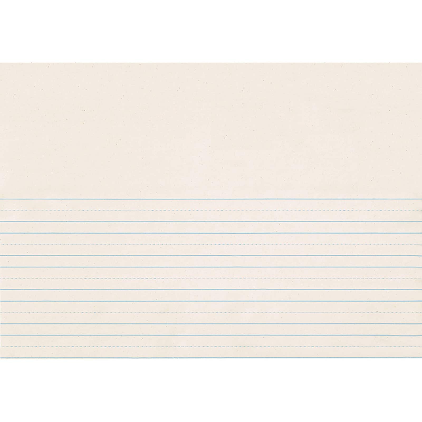 5 Packs: 500 ct. (2,500 total) Pacon® 18" x 12" White Picture Story Ruled Newsprint Paper