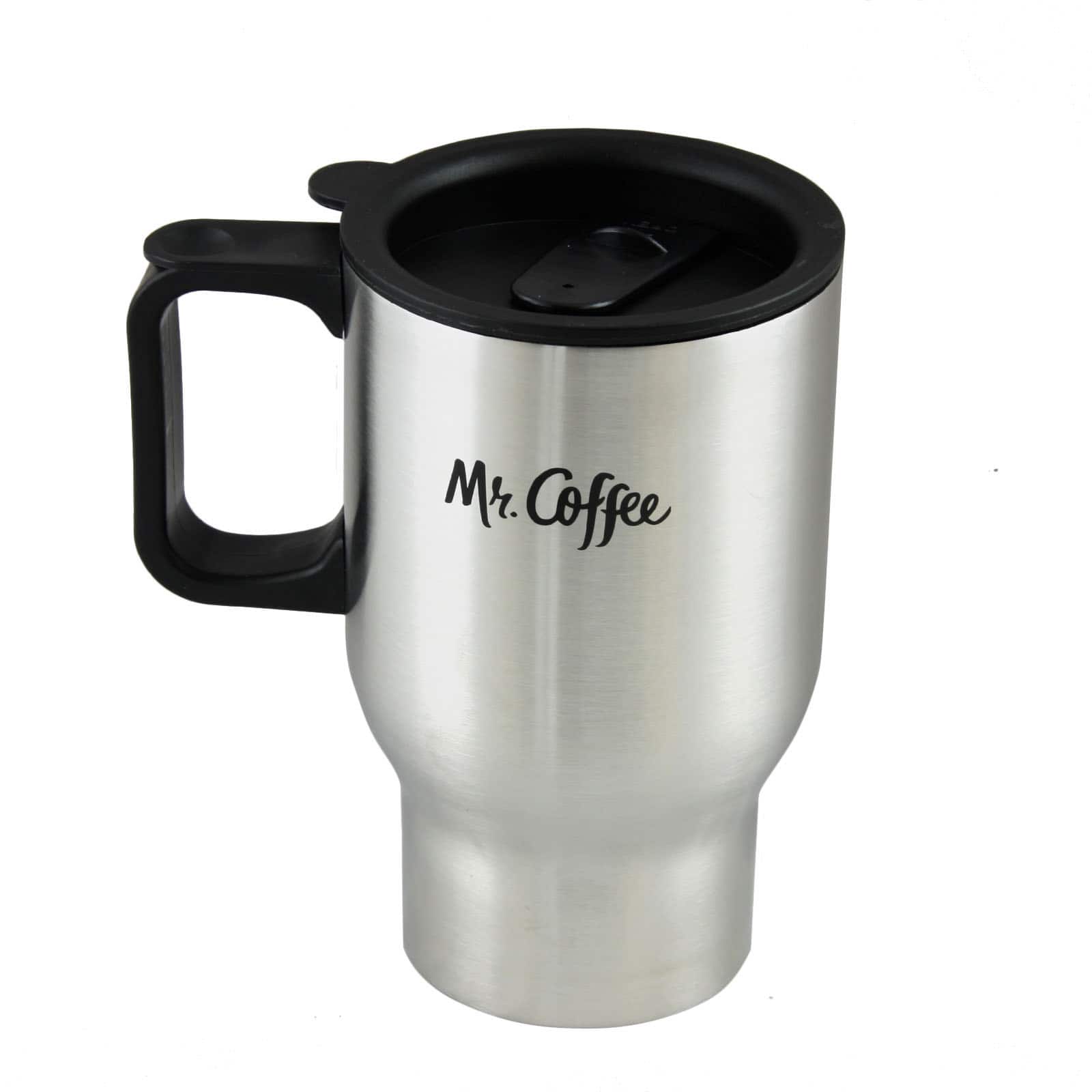 Mr. Coffee Expressway 16oz. Stainless Steel Thermal Travel Mug