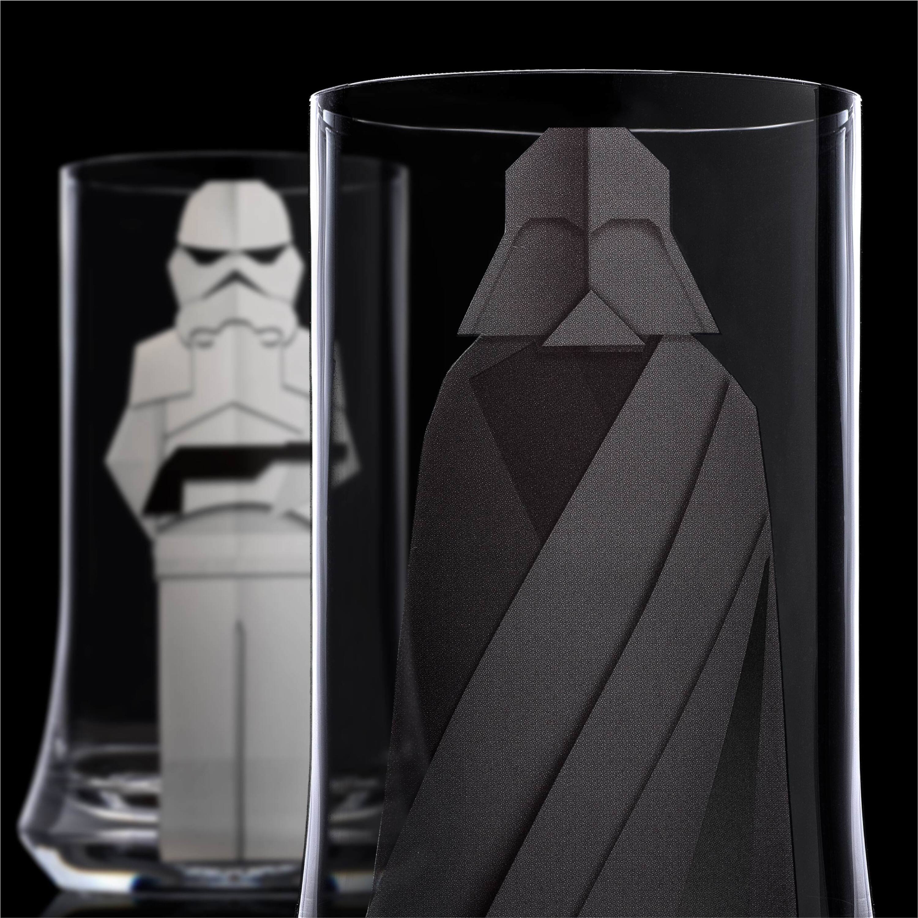 JoyJolt® Star Wars™ 18.5oz. Beware Of the Dark Side Tall Drinking Glasses, 2ct.