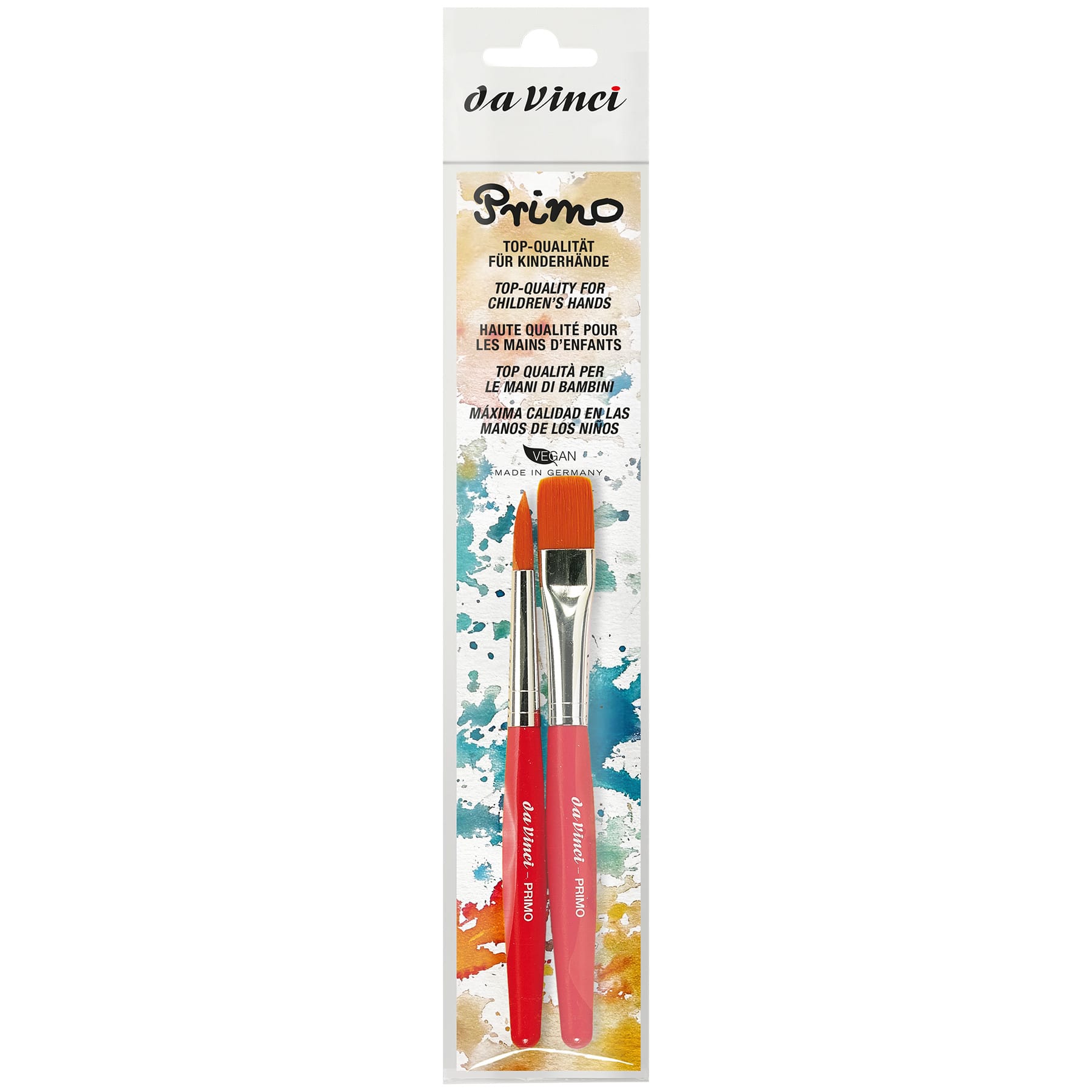 da Vinci PRIMO 2 Piece Preschool Synthetics Brush Set
