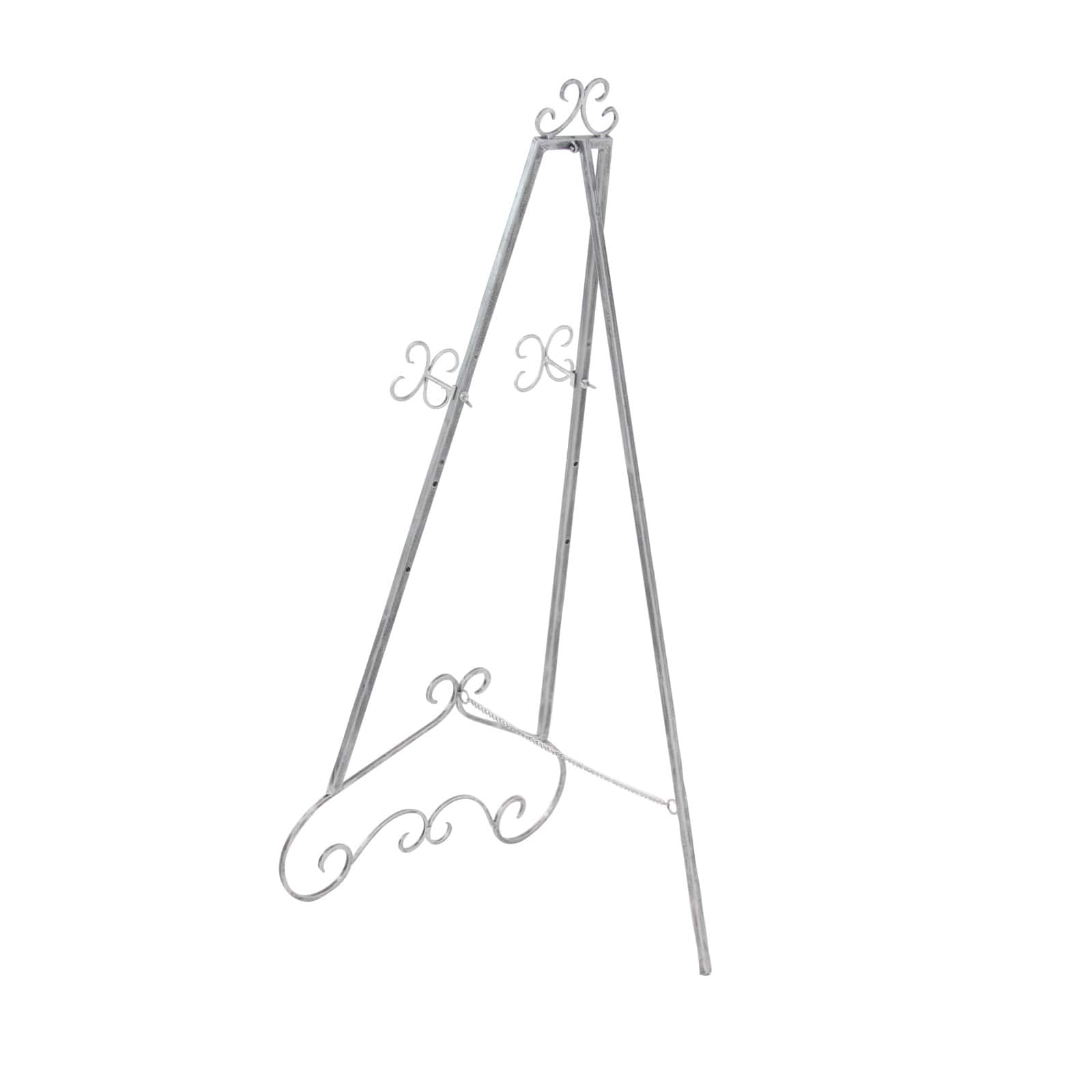 48'' Gray Iron Traditional Easel