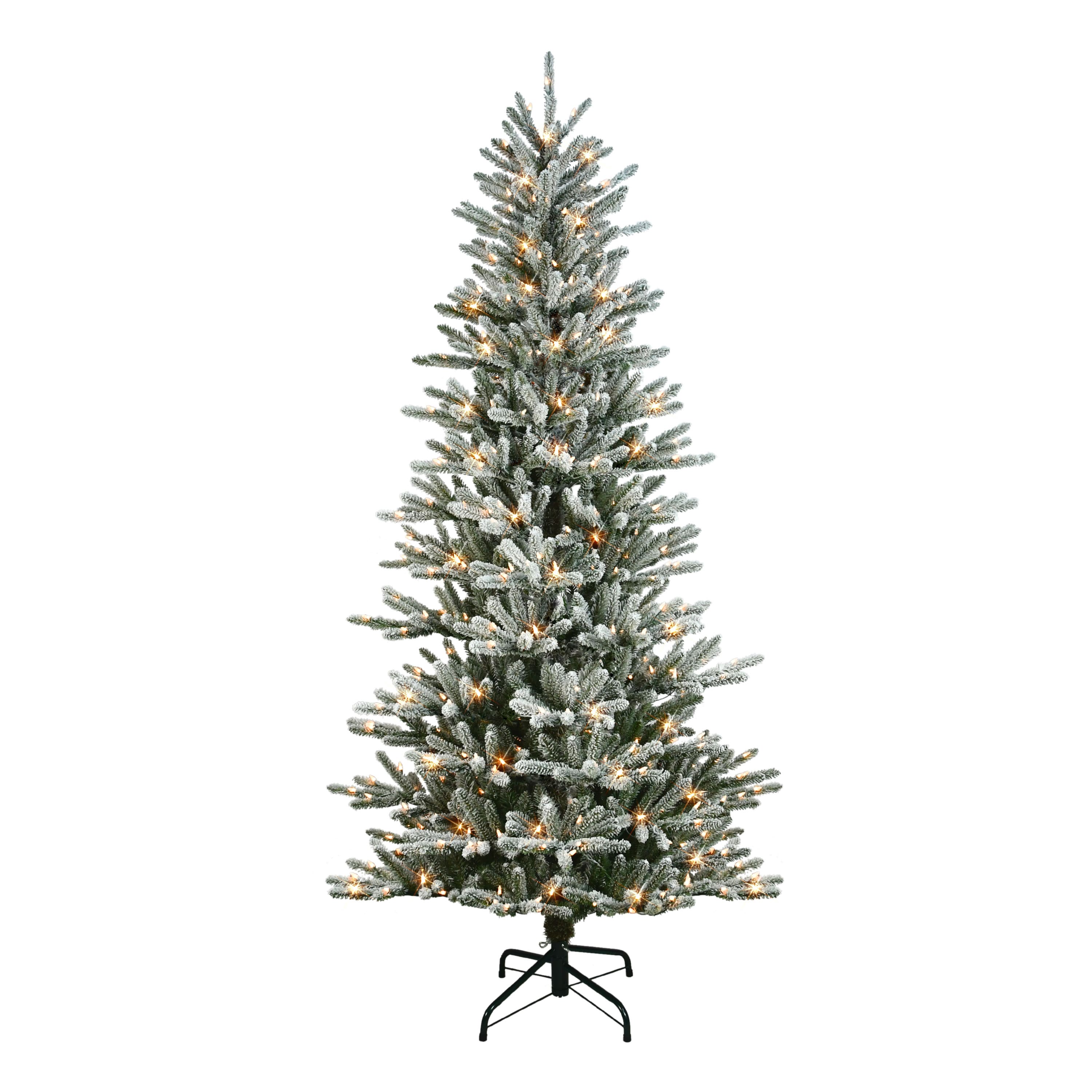 7.5ft. Pre-Lit Mountain View Spruce Artificial Christmas Tree, Clear LED Lights