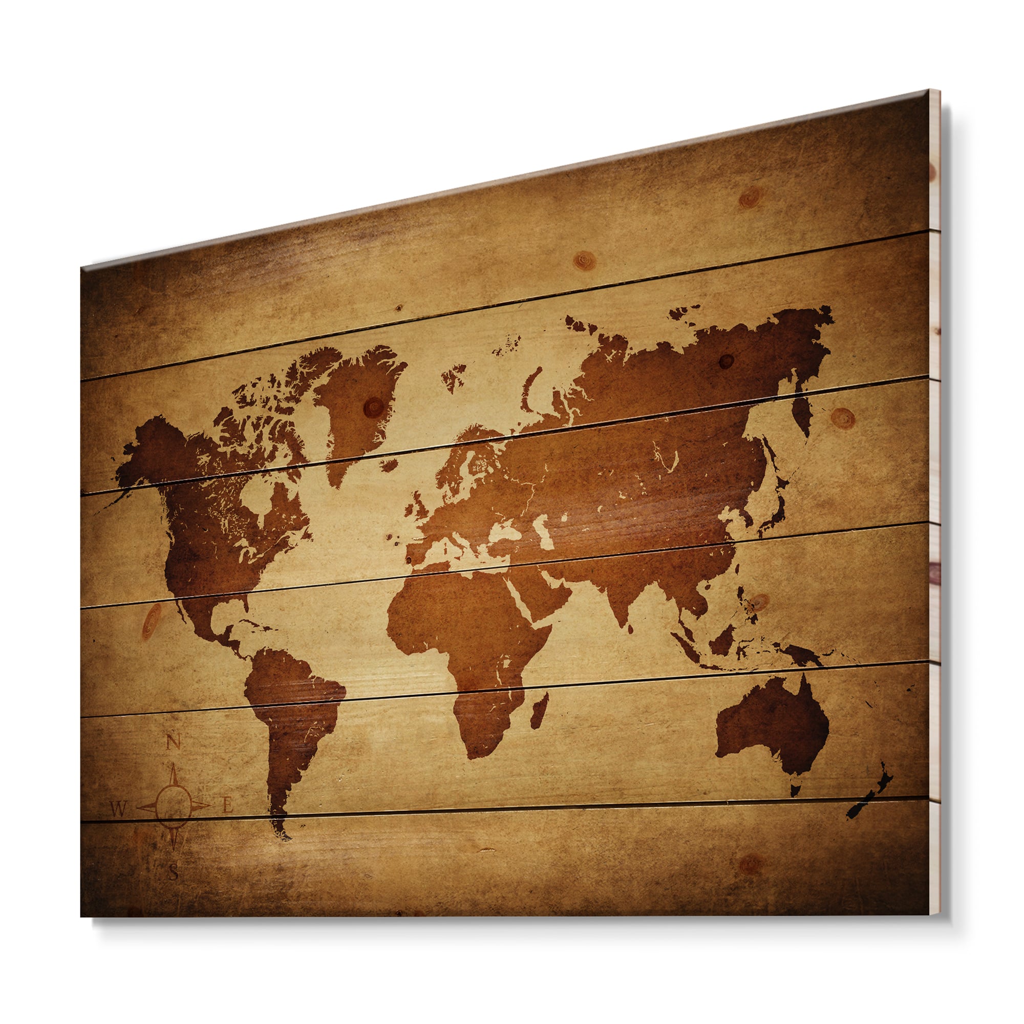 Designart - Ancient Map of The World VI