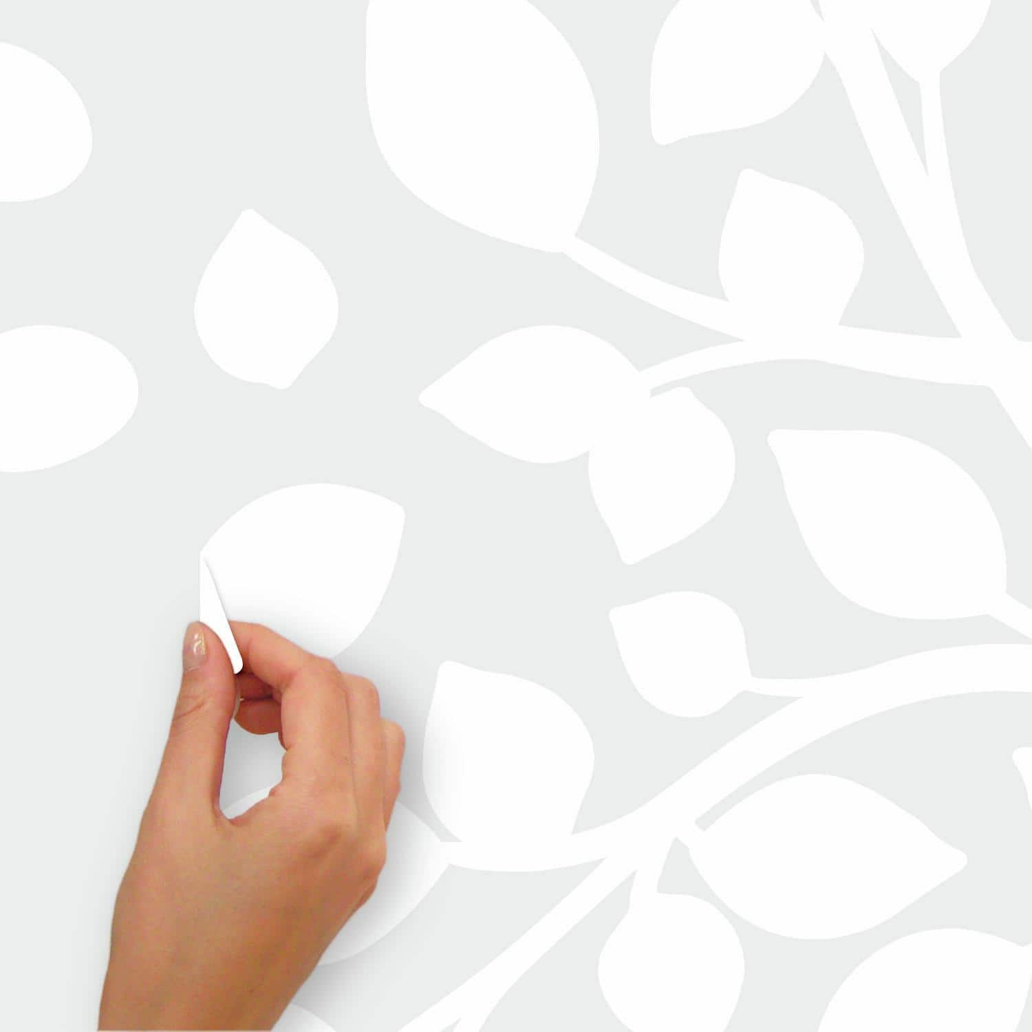 RoomMates Simple White Tree Peel & Stick Giant Wall Decals