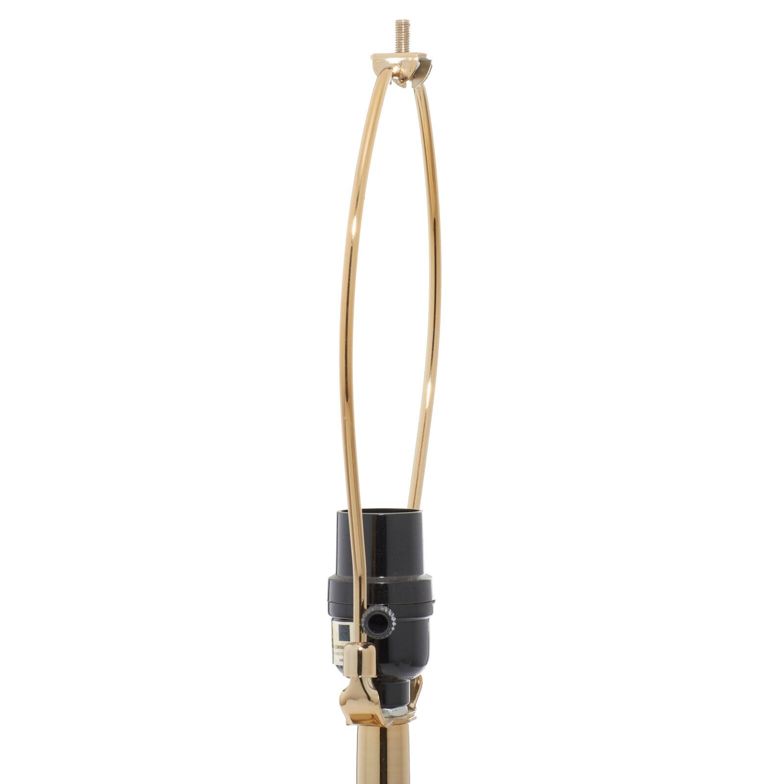 31" Gold Glass Transitional Table Lamp