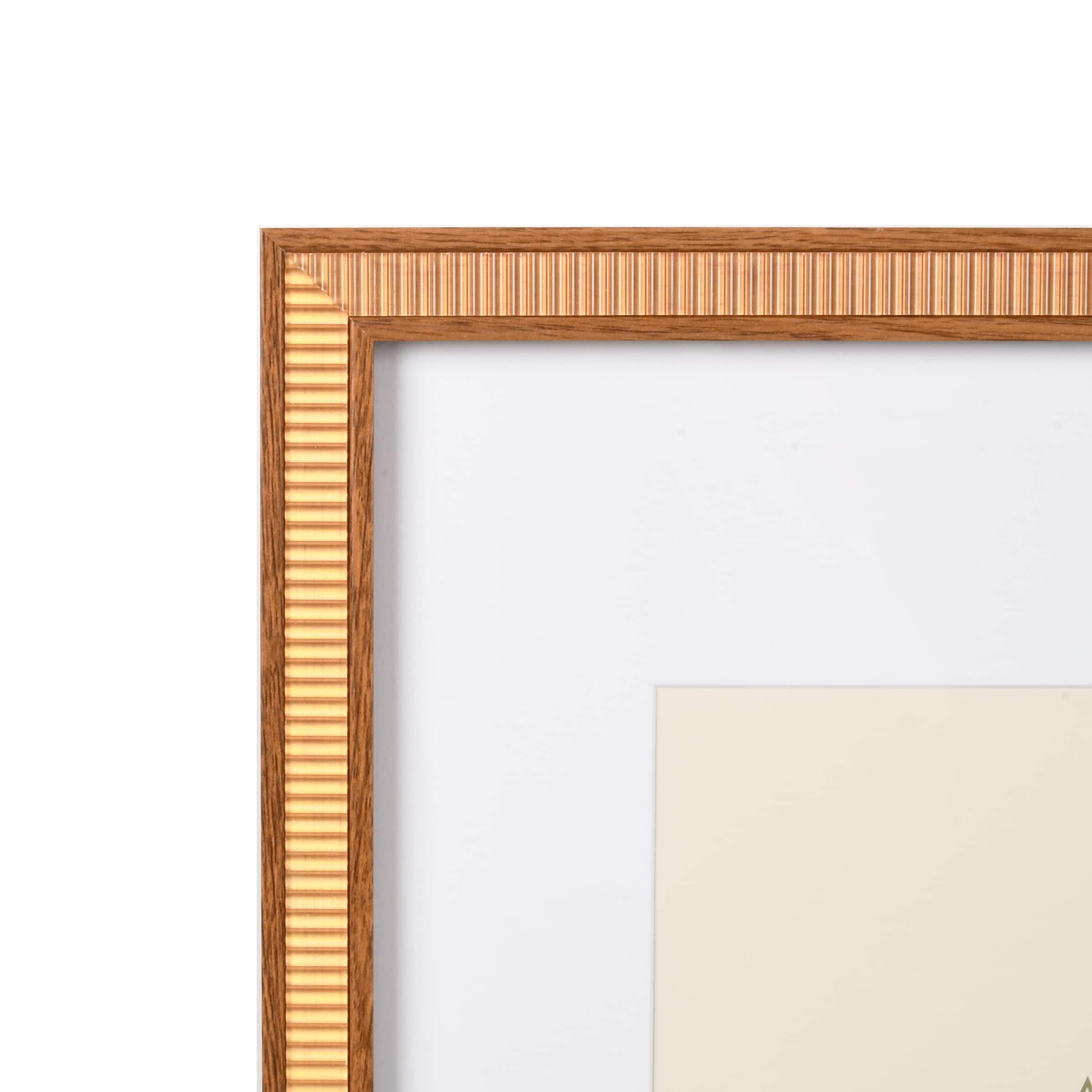 Home Amber & Light Brown Matted Wall Frame by Ashland®
