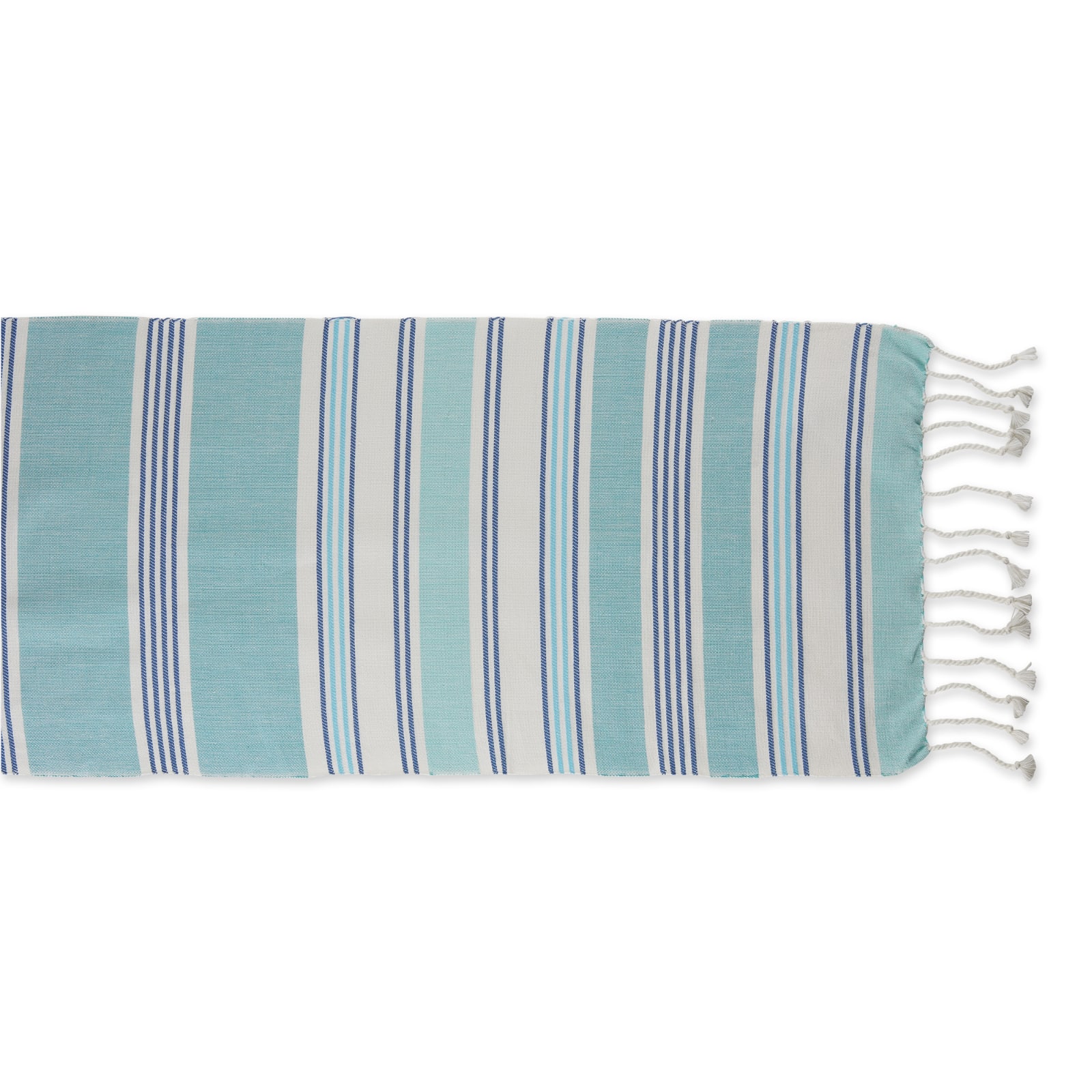 Tidal Stripe Fouta Table Runner 14" x 72"