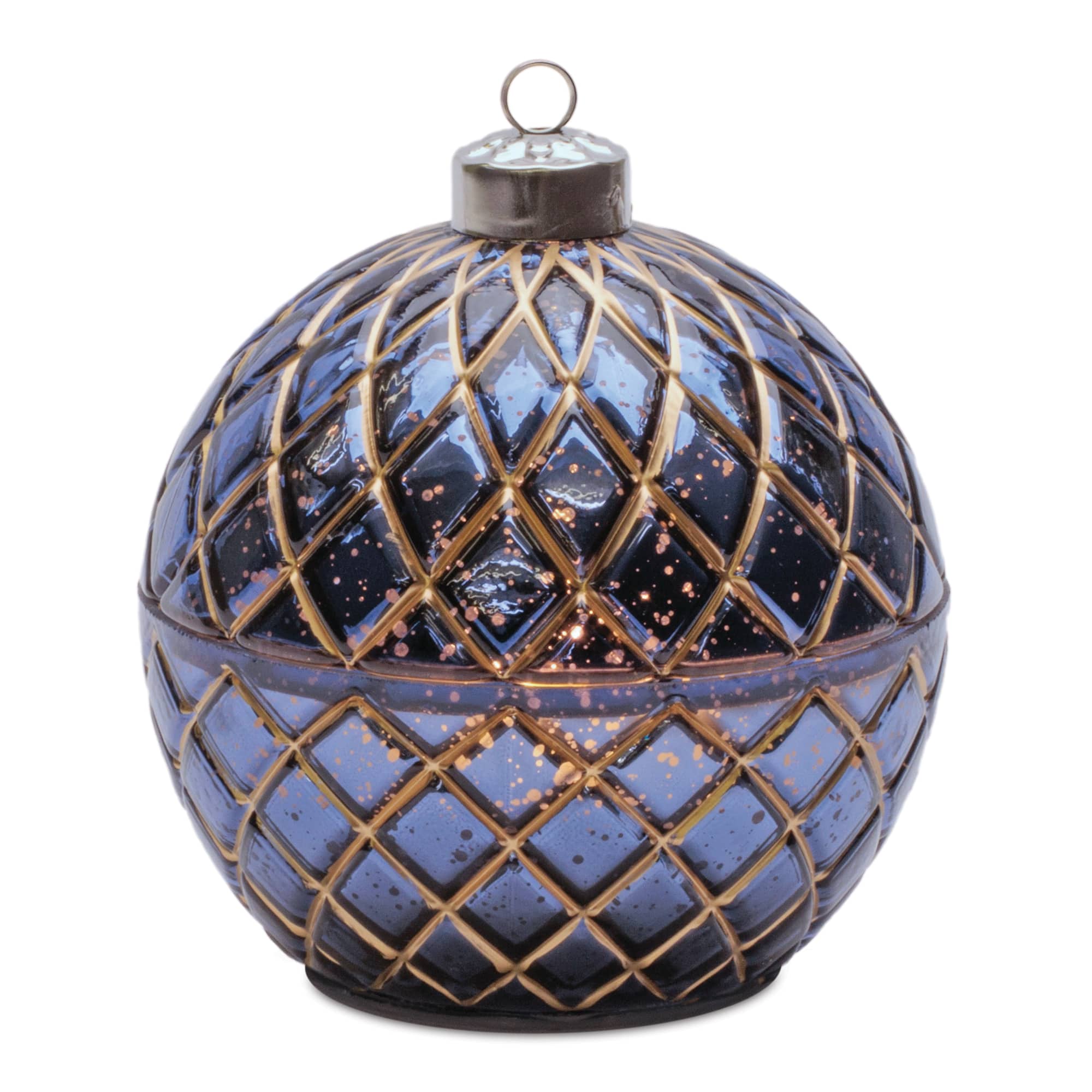 Melrose 6.5" LED Glass Ornament Candle