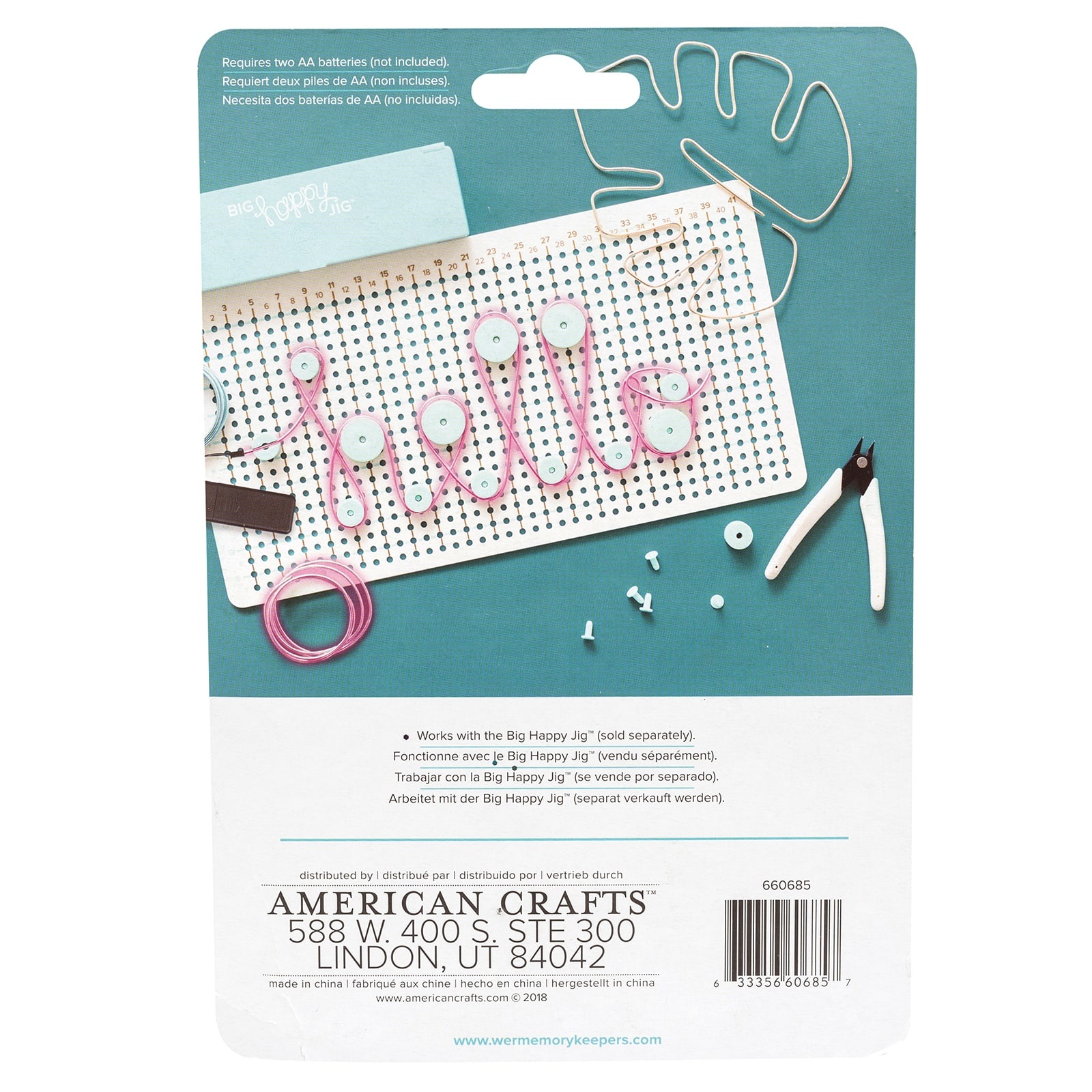 We R Memory Keepers® Big Happy Jig™ 2.75yd. Neon Wire with Adaptor Set