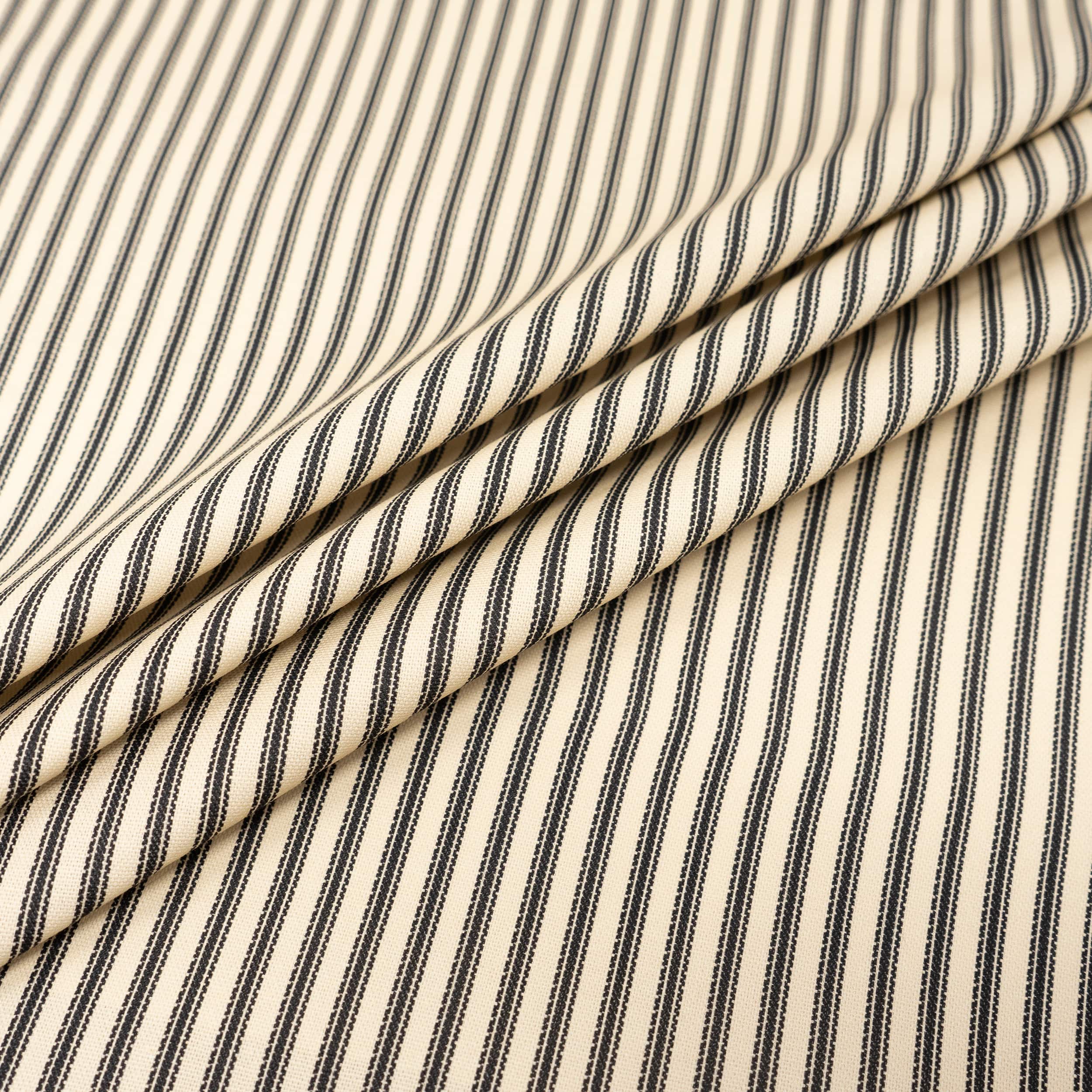 Waverly Timeless Ticking Print Cotton Fabric