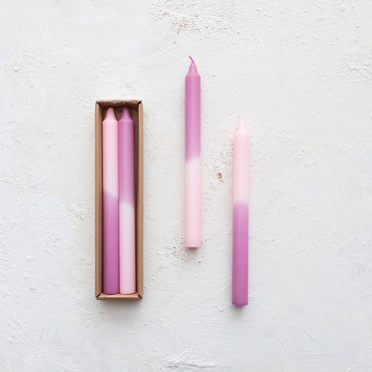 Hello Honey® 10" Lilac Unscented Twisted Taper Candles, 2ct.