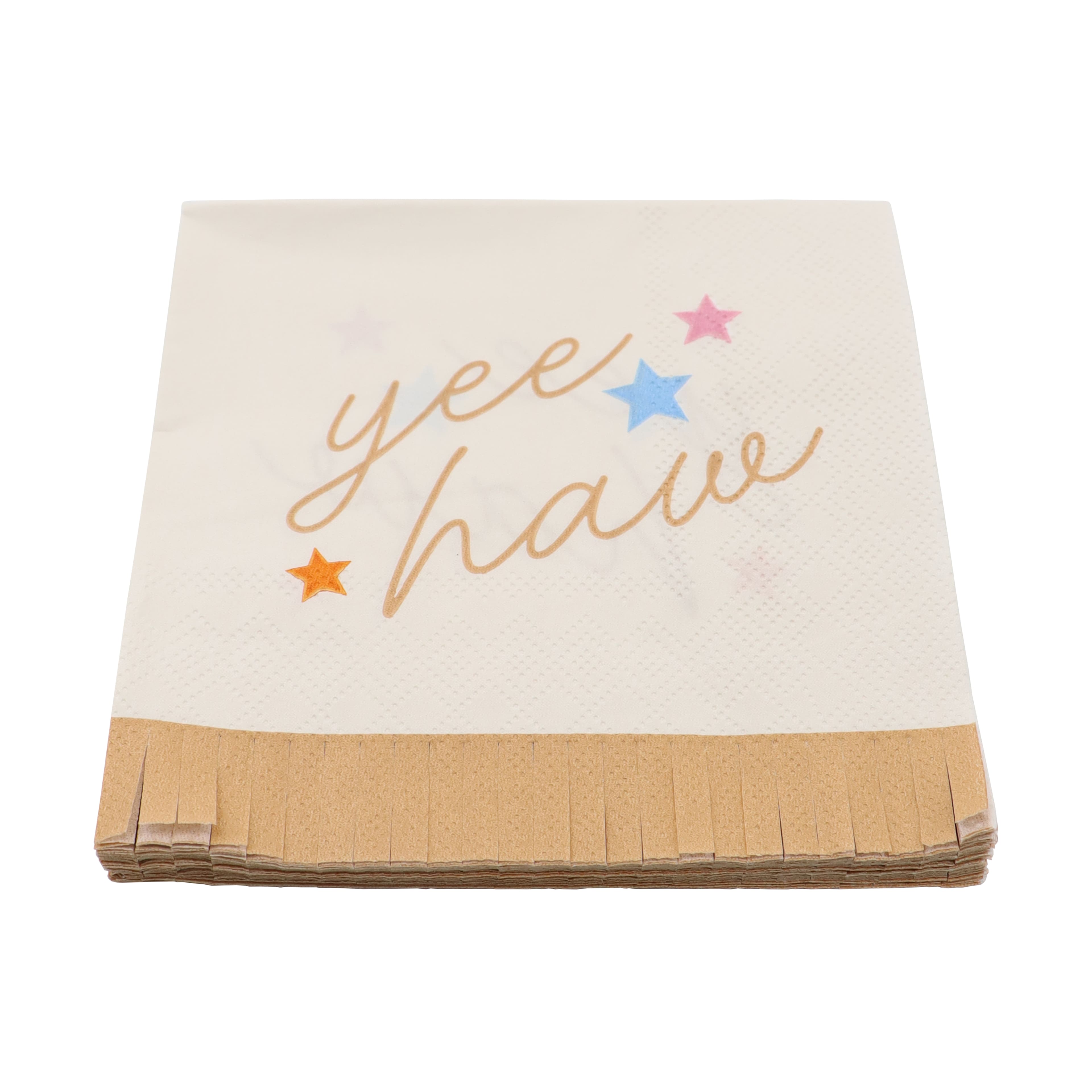 24 Packs: 20 ct. (480 total) Yee Haw Beverage Napkins by Celebrate It™