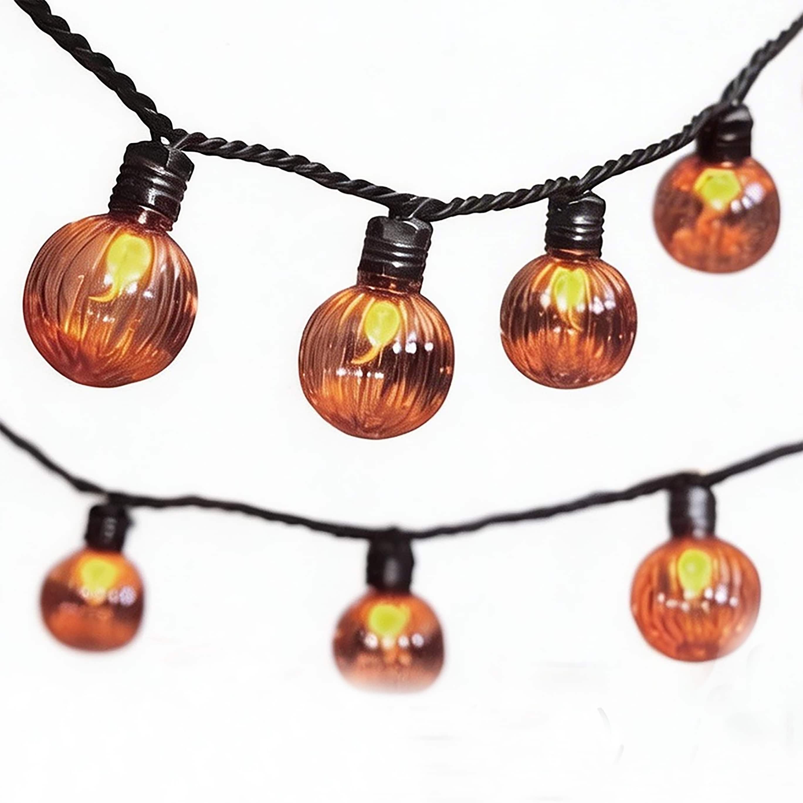 20ct. Orange Globe LED String Lights by Ashland®