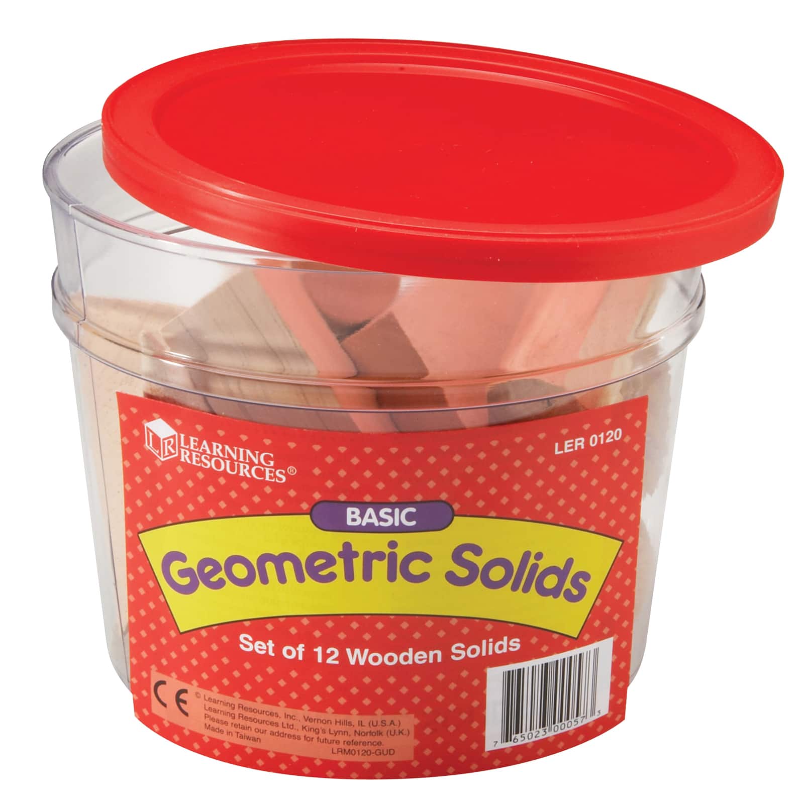 Learning Resources® Wooden Geometric Solids Set of 12