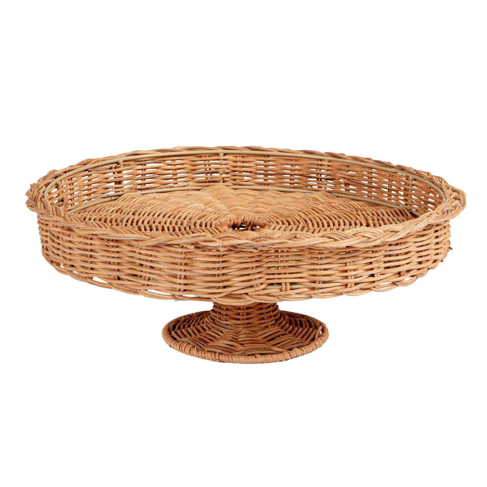 Hello Honey® Decorative Handwoven Rattan Pedestal