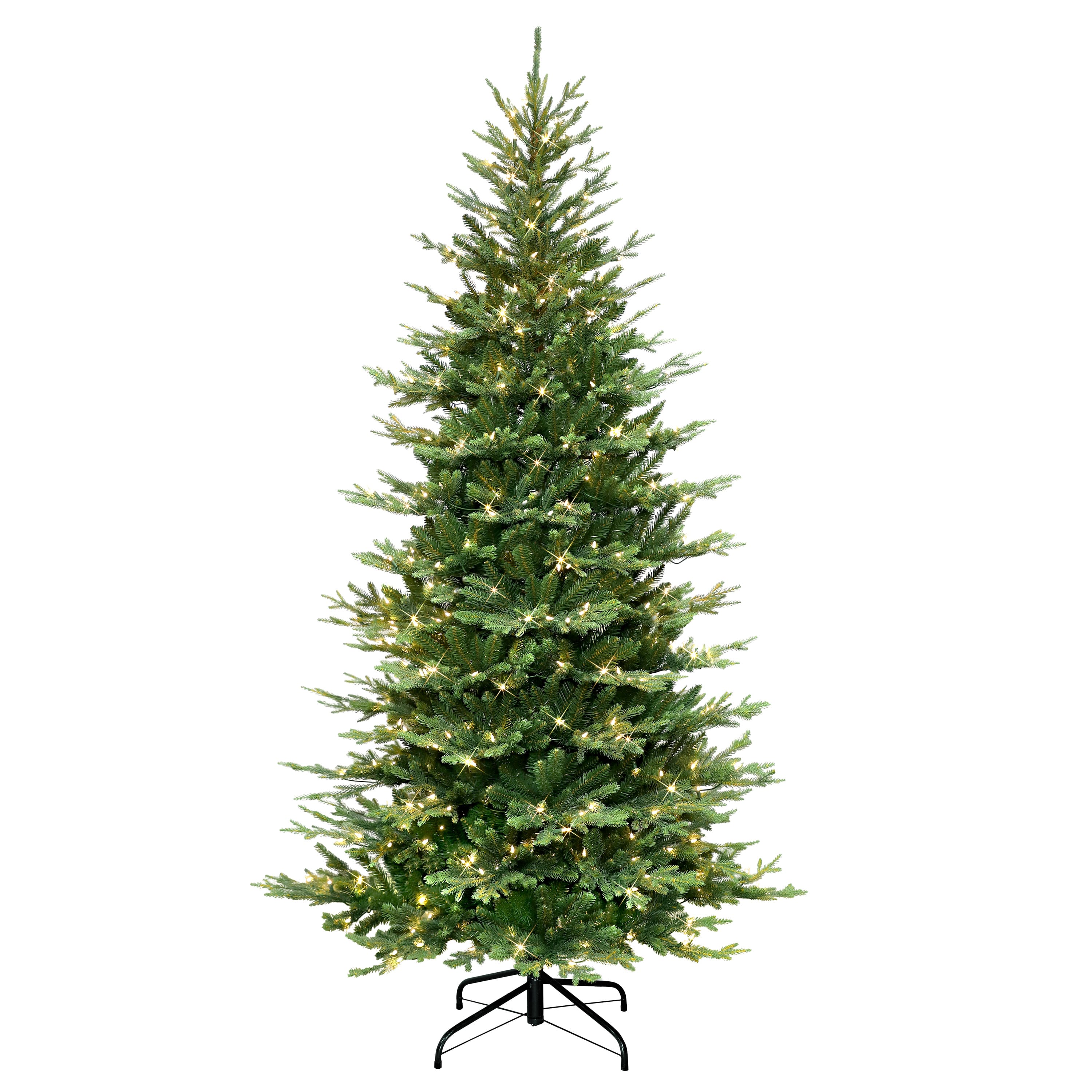 7.5ft. Pre-Lit Balsam Fir Artificial Christmas Tree, Clear LED Lights