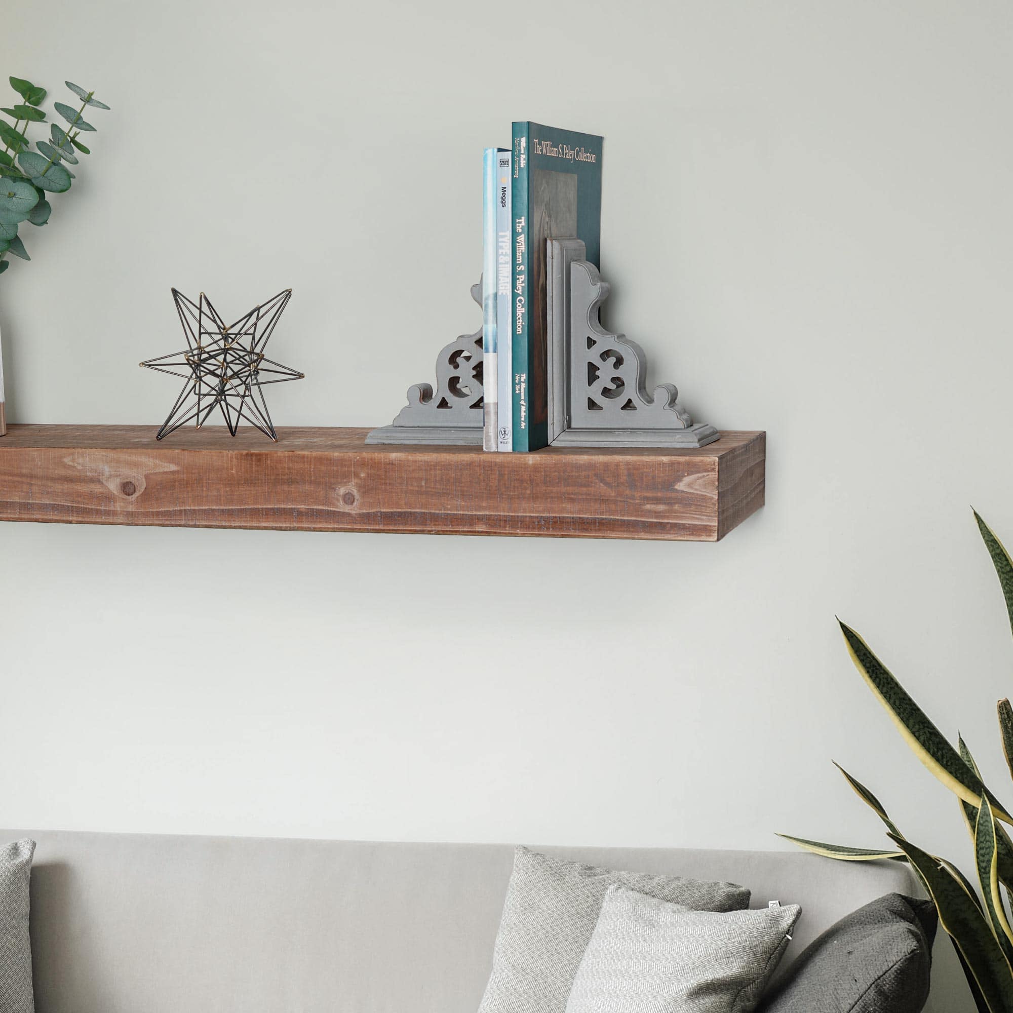 American Art Décor™ 8" Vintage Decorative Wood Bookends, 2ct.