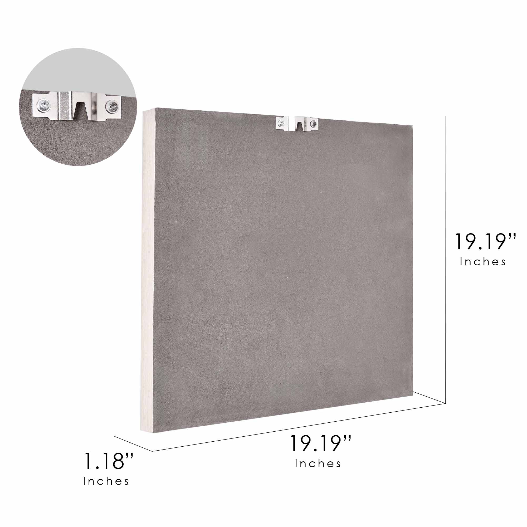 American Art Decor Framed Wall Art with Seashell Decoration and Glass Cover 2-Piece Set - 11.81" x 11.81" x 1.18"