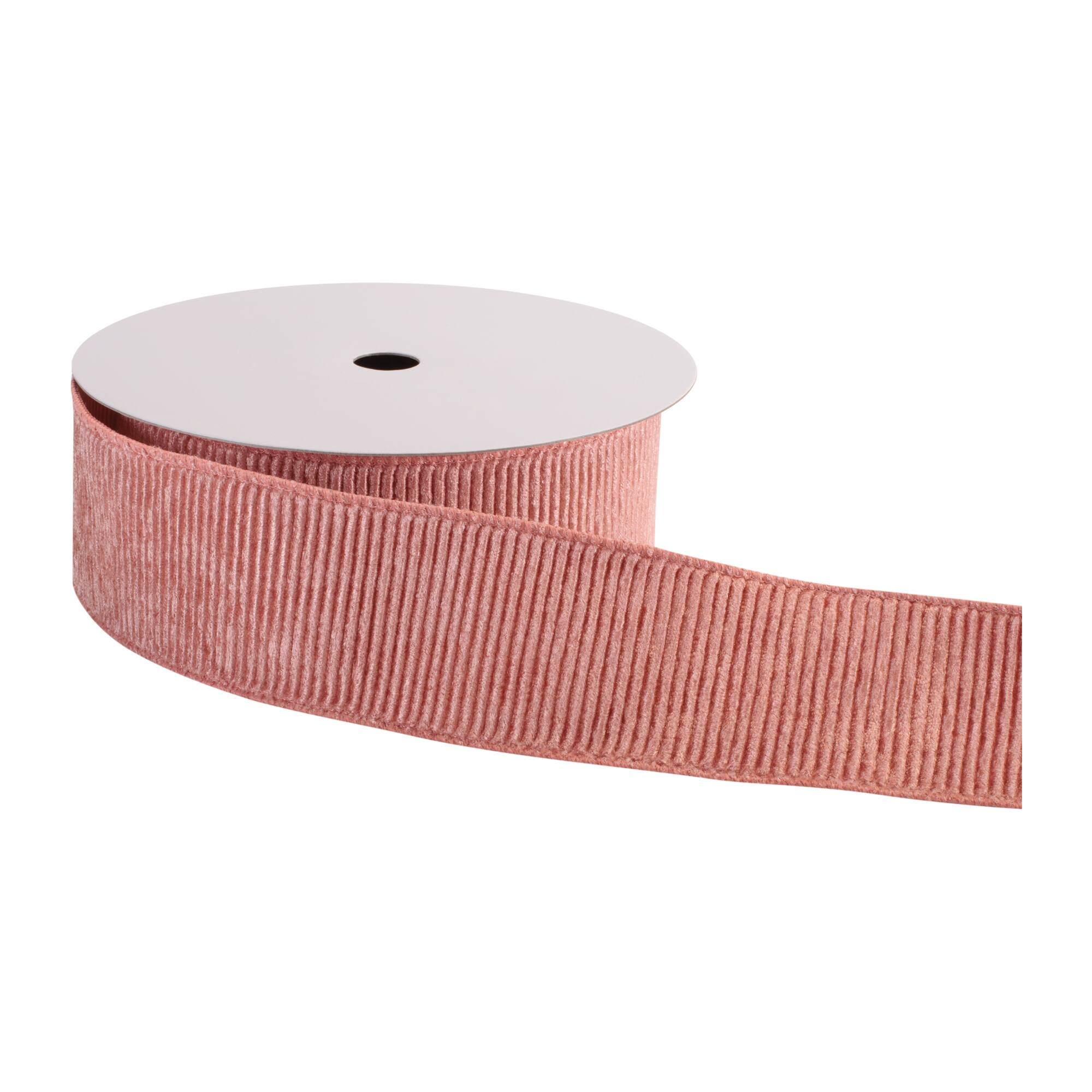 Melrose 2.5" x 10yd. Ribbed Velvet Wired Polyester Ribbon