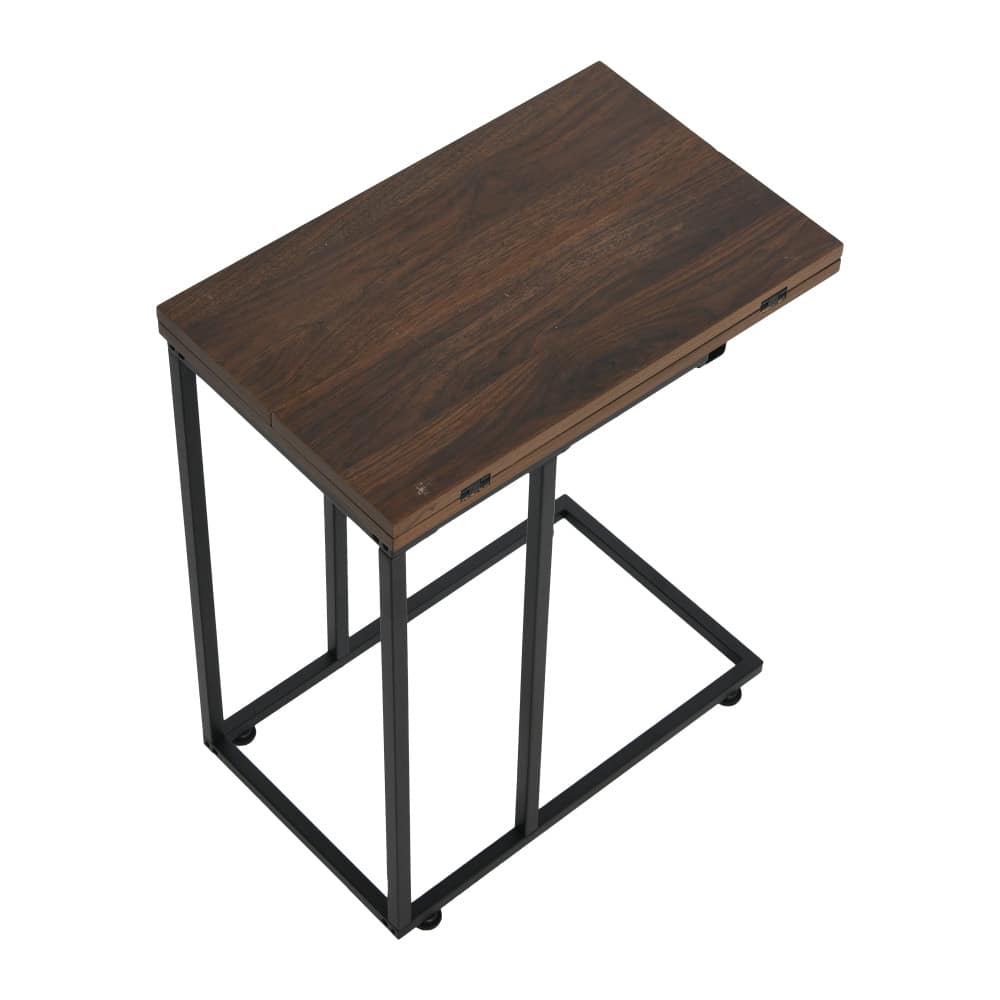 Household Essentials Jamestown Extendable C-Shaped End Table
