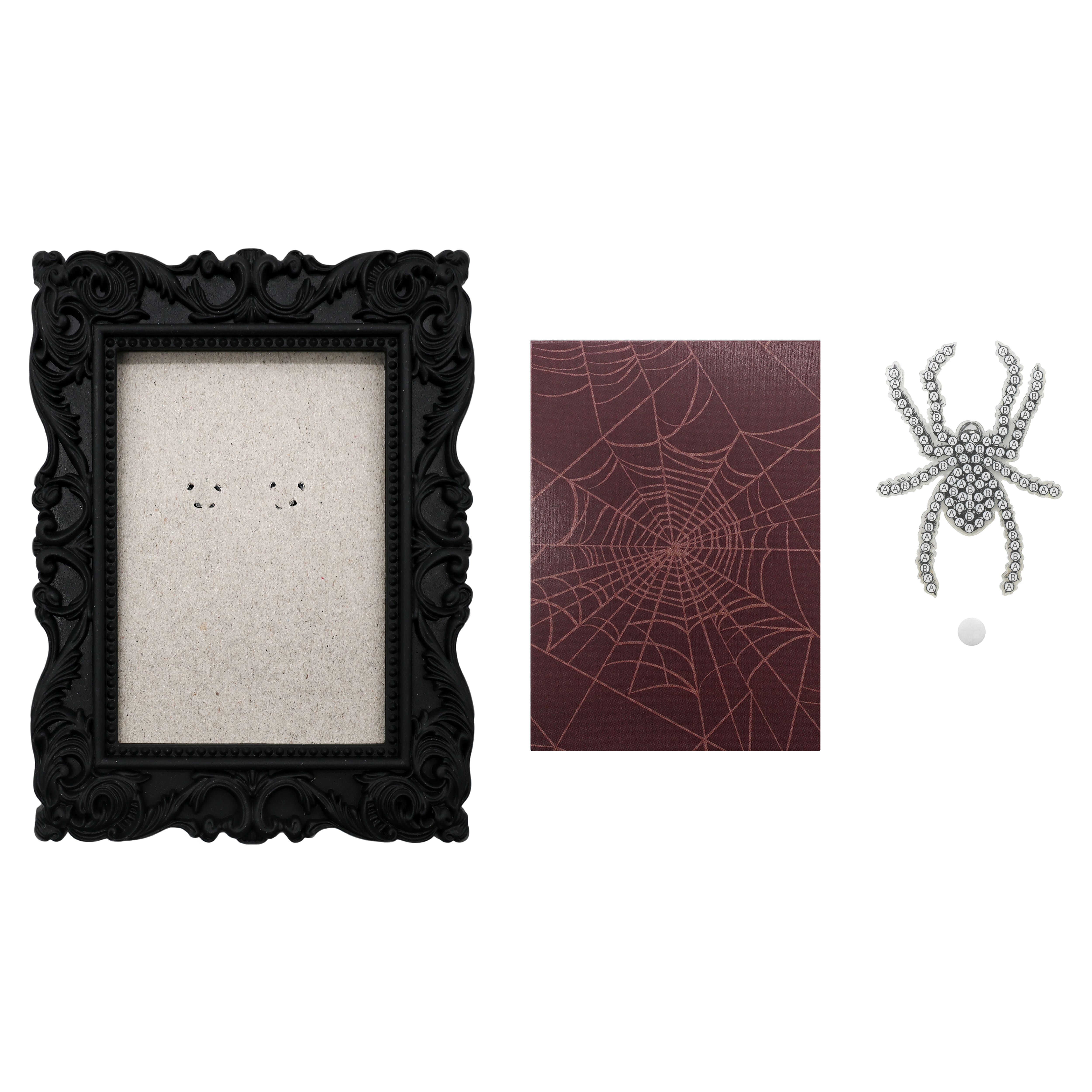 2" x 3" Spider Acrylic Surface Diamond Art Kit with Frame by Make Market®