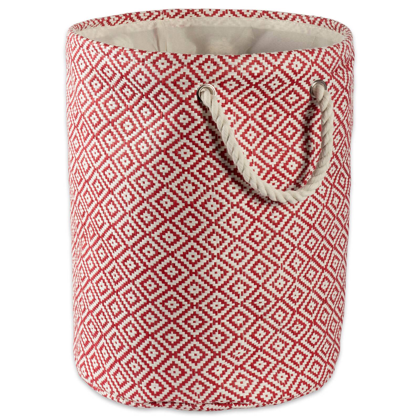 DII® Large Round Geo Diamond Paper Bin