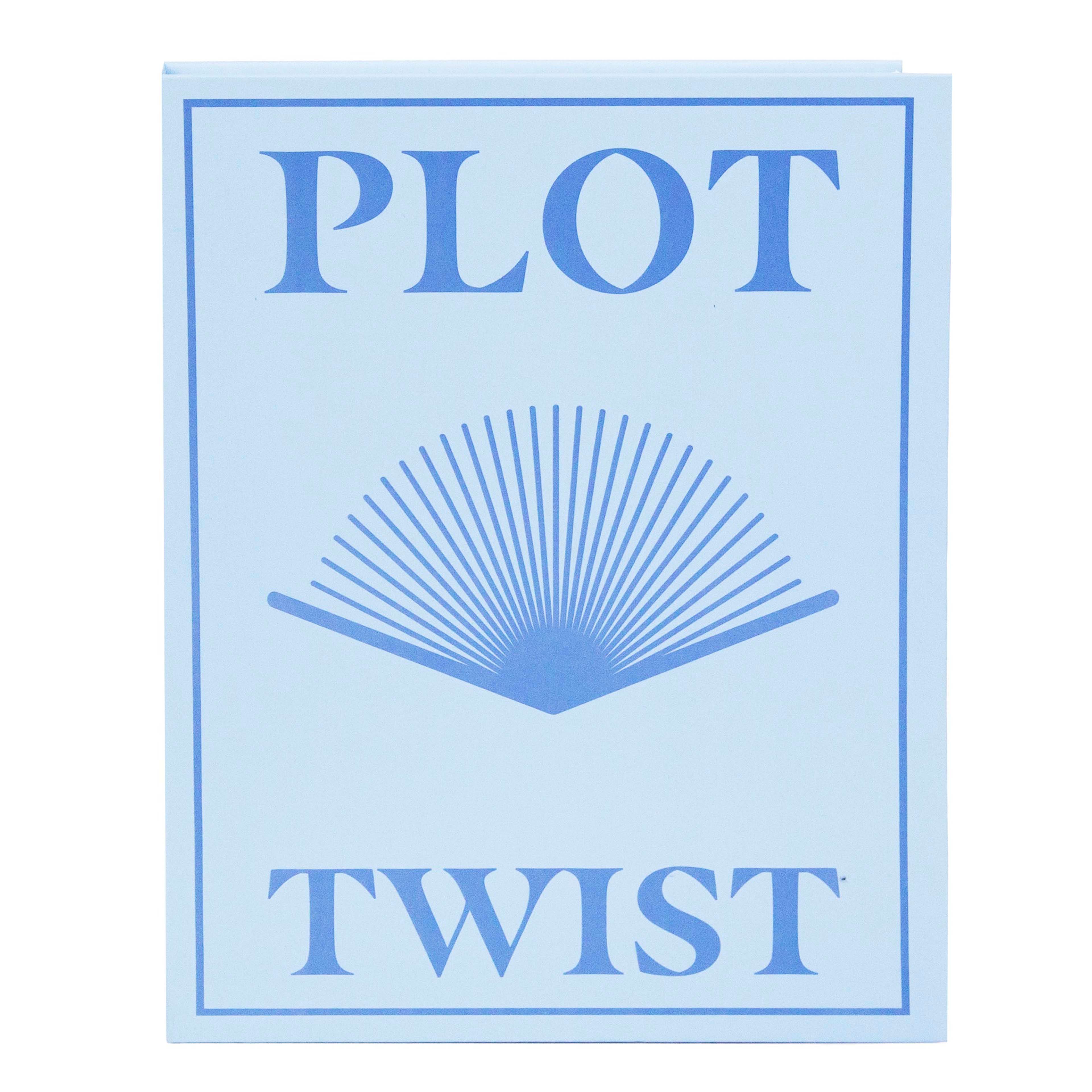 9" Blue Plot Twist Book Box