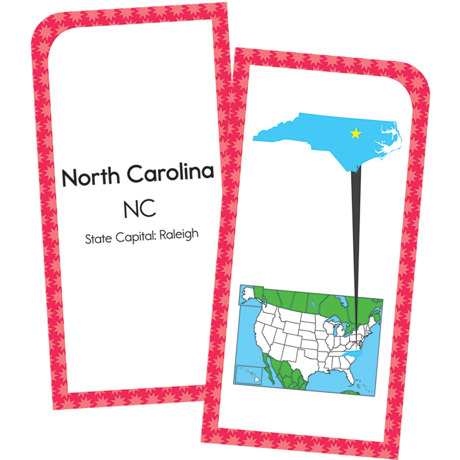 Carson Dellosa® Education U.S. States & Capitals Flash Cards, Pack of 3