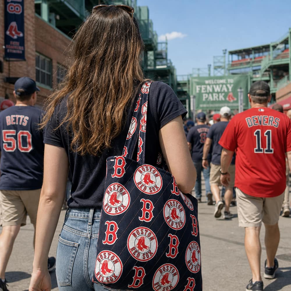 MLB Boston Red Sox Logo Cotton Fabric