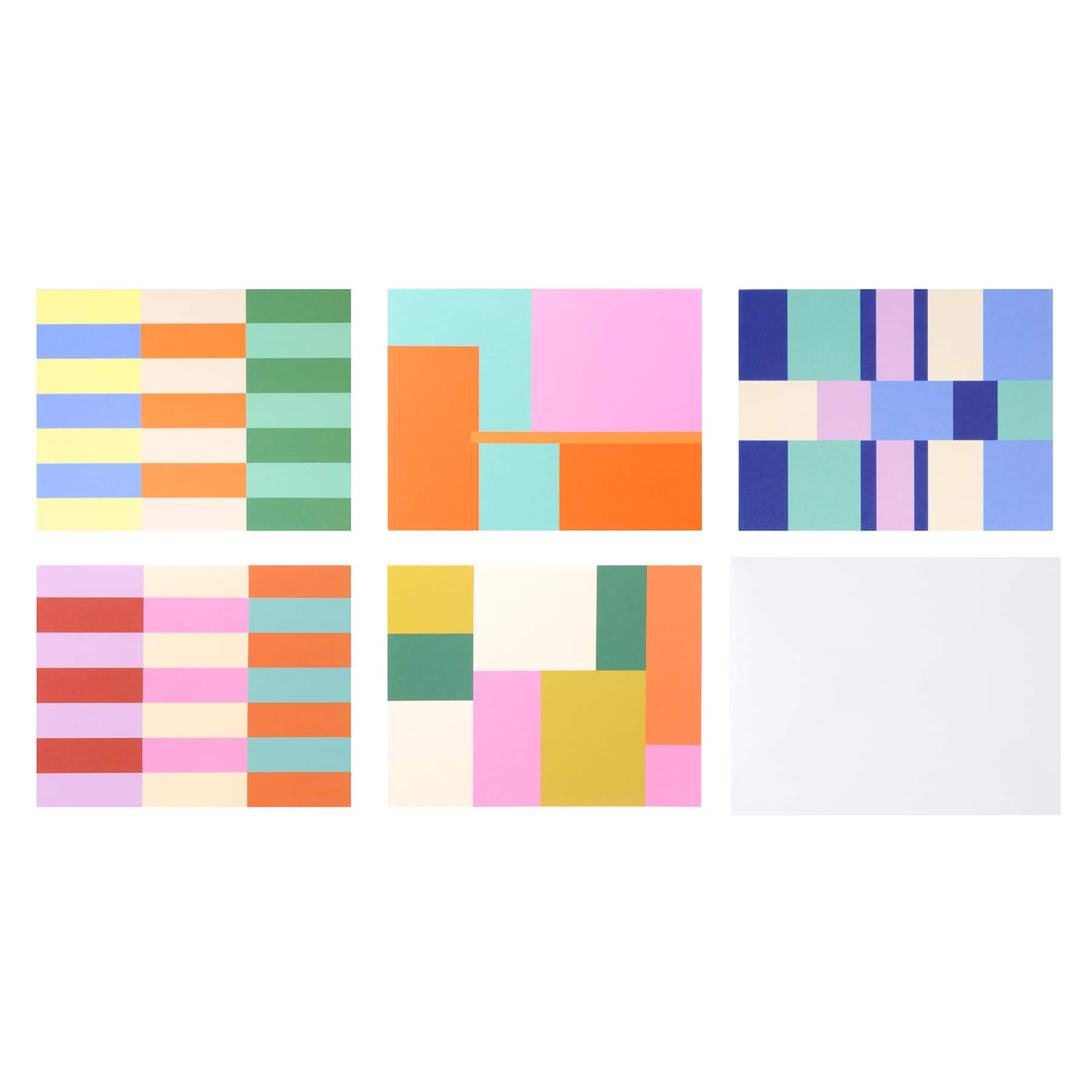 4.25" x 5.5" Block Print Card & Envelope Sets, 50ct. by Recollections™