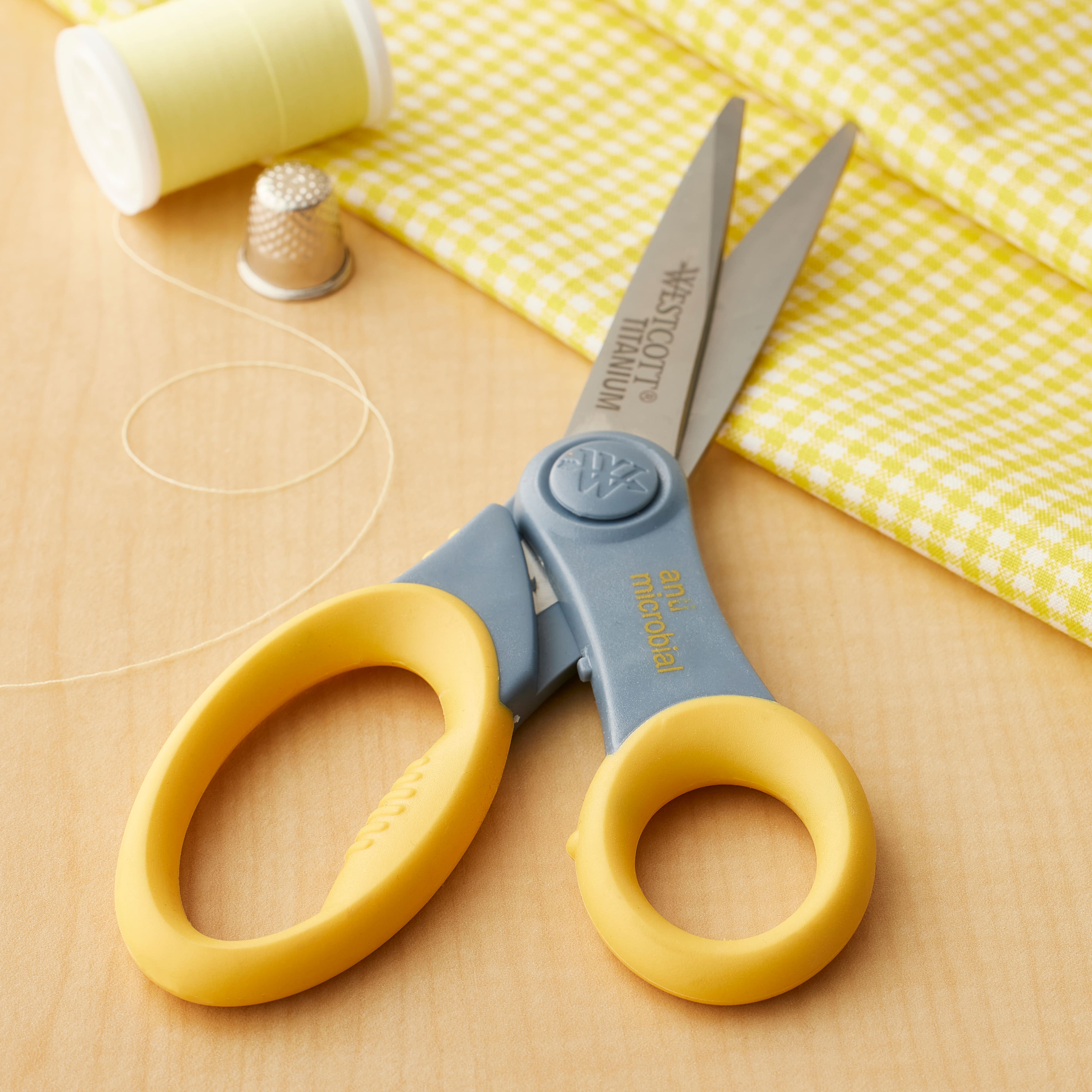 Westcott® 8" Hard Handle Anti-Microbial Scissors