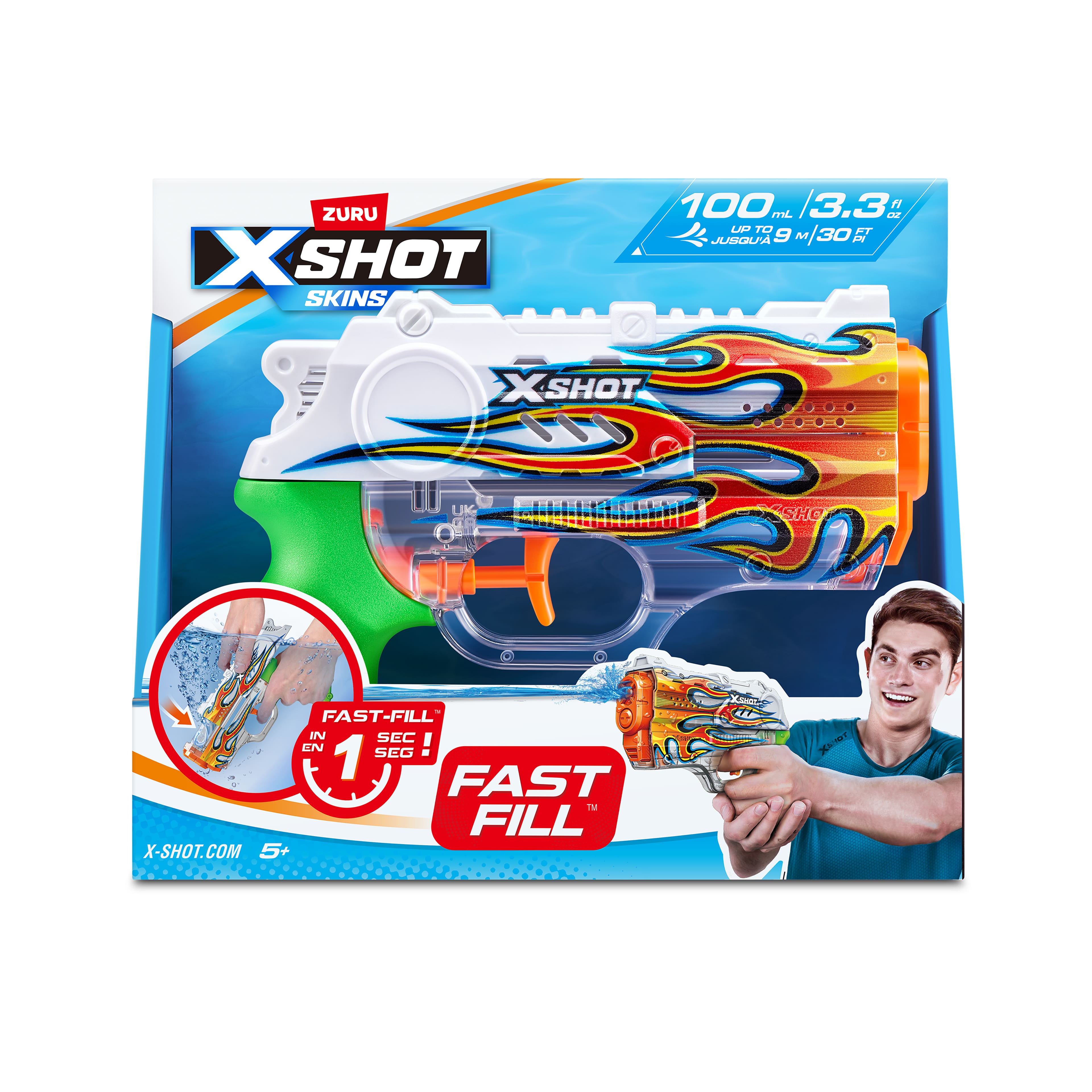 X-SHOT WATER FAST FILL SKINS 1 PIECE