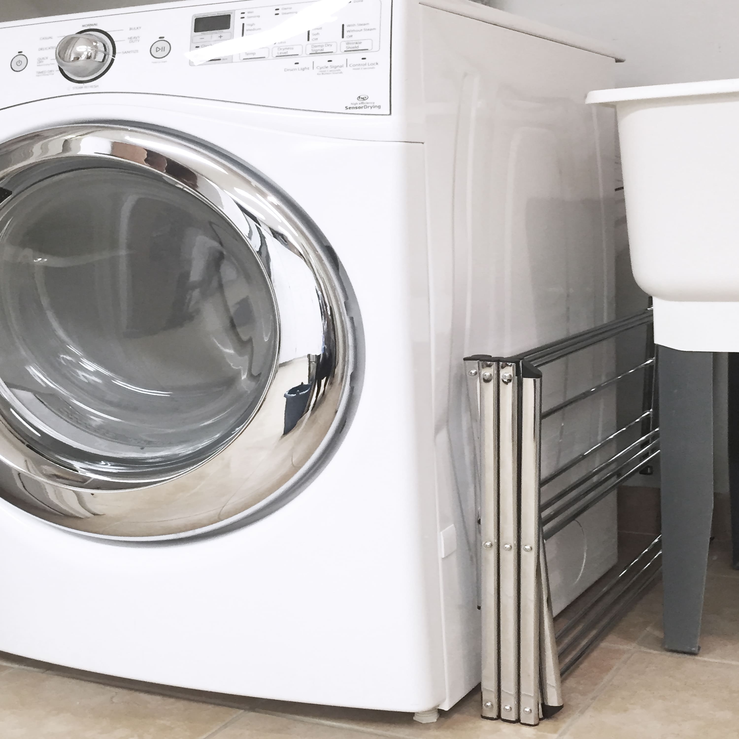 Laundry 360 Gray Foldable Clothes Drying Rack