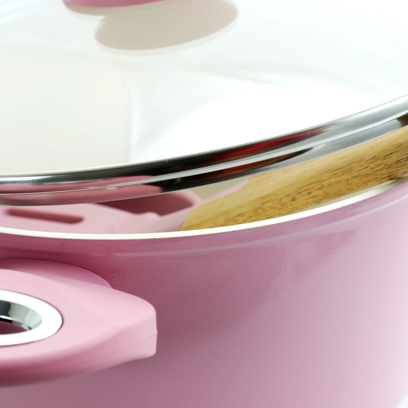 Gibson Home® Plaza Café 7-Piece Lavender Aluminum Nonstick Cookware Set