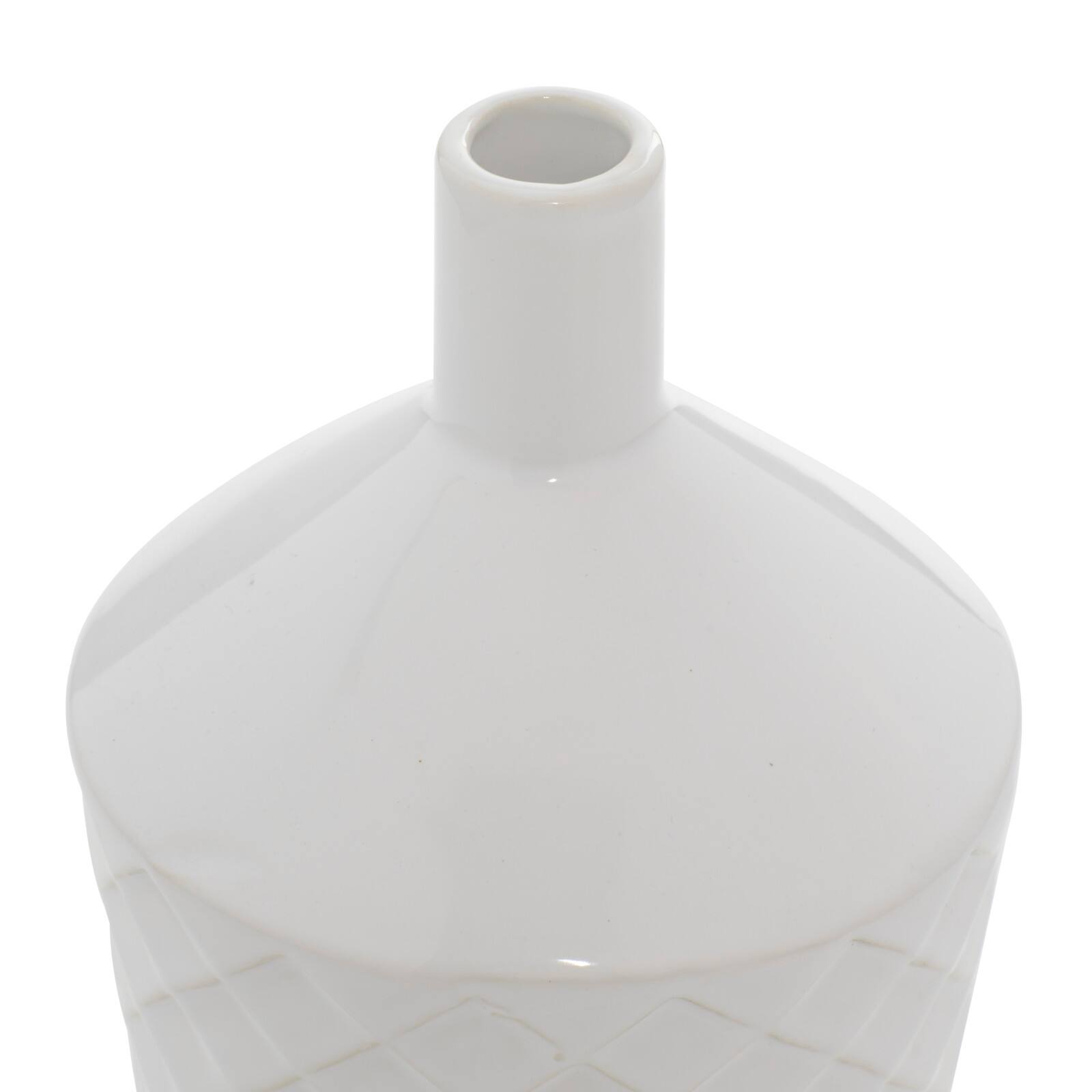 White Porcelain Modern Vase Set