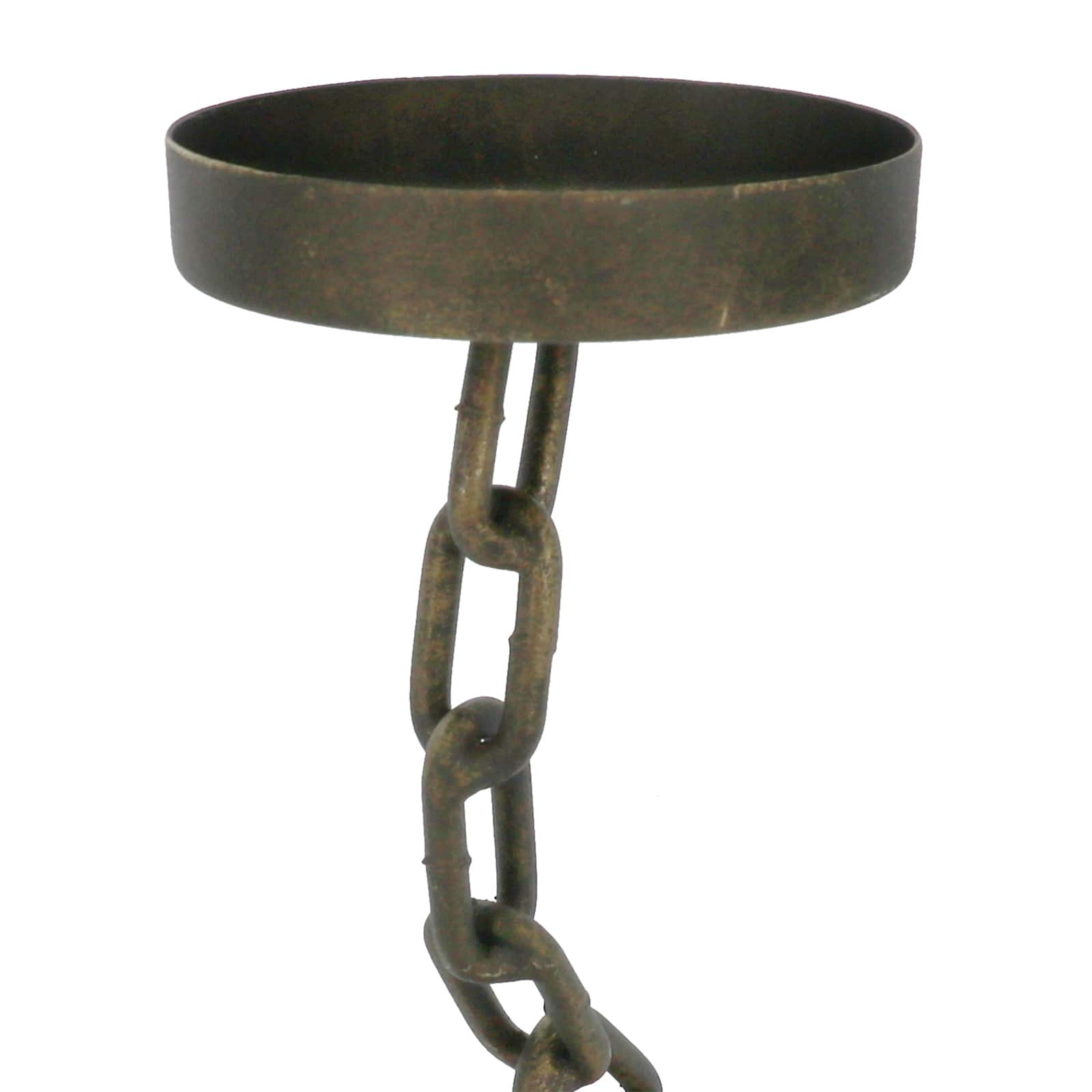 Iron Chain Pillar Candle Holder by Ashland®