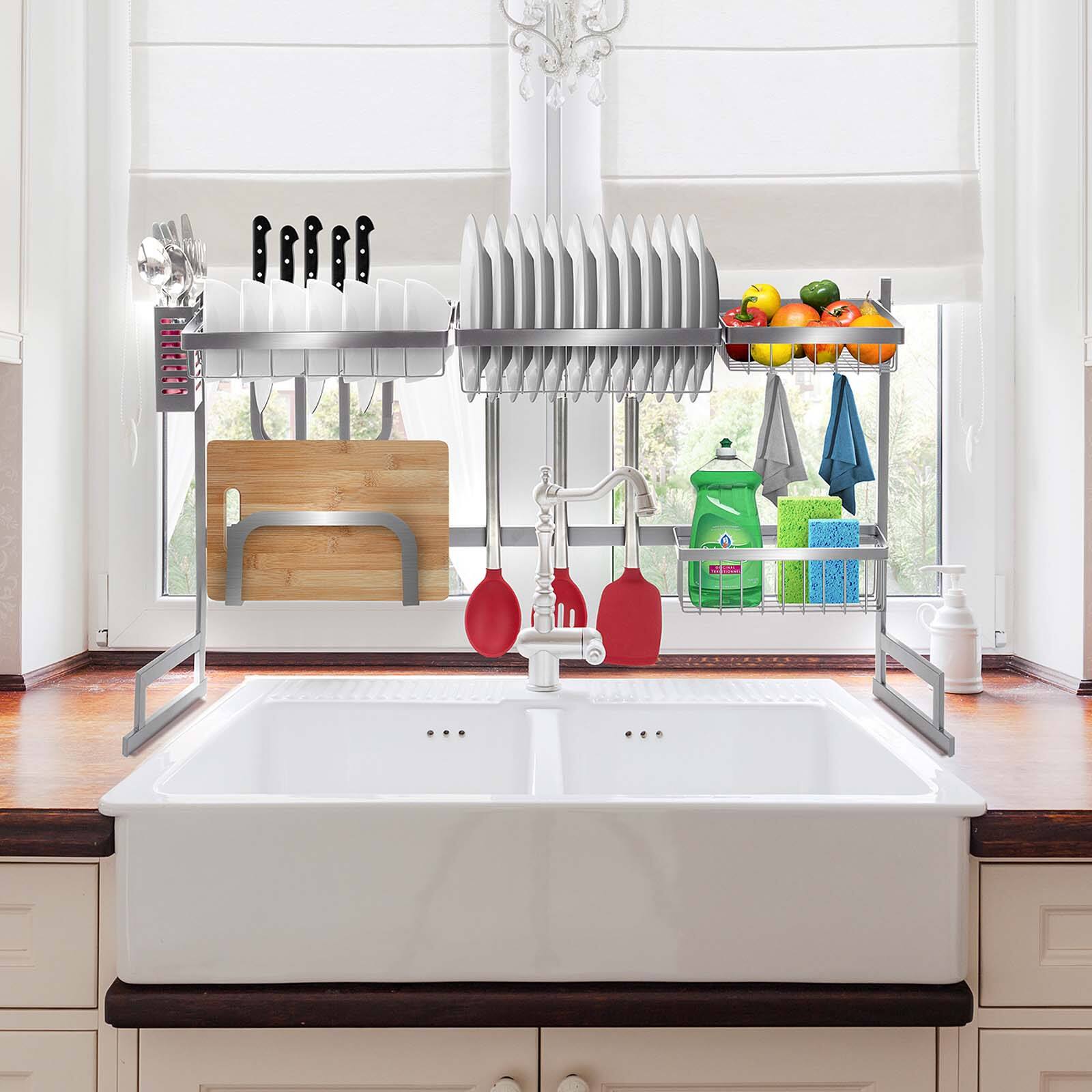 Sorbus 34.25" Over-The-Sink Dish Drying Rack