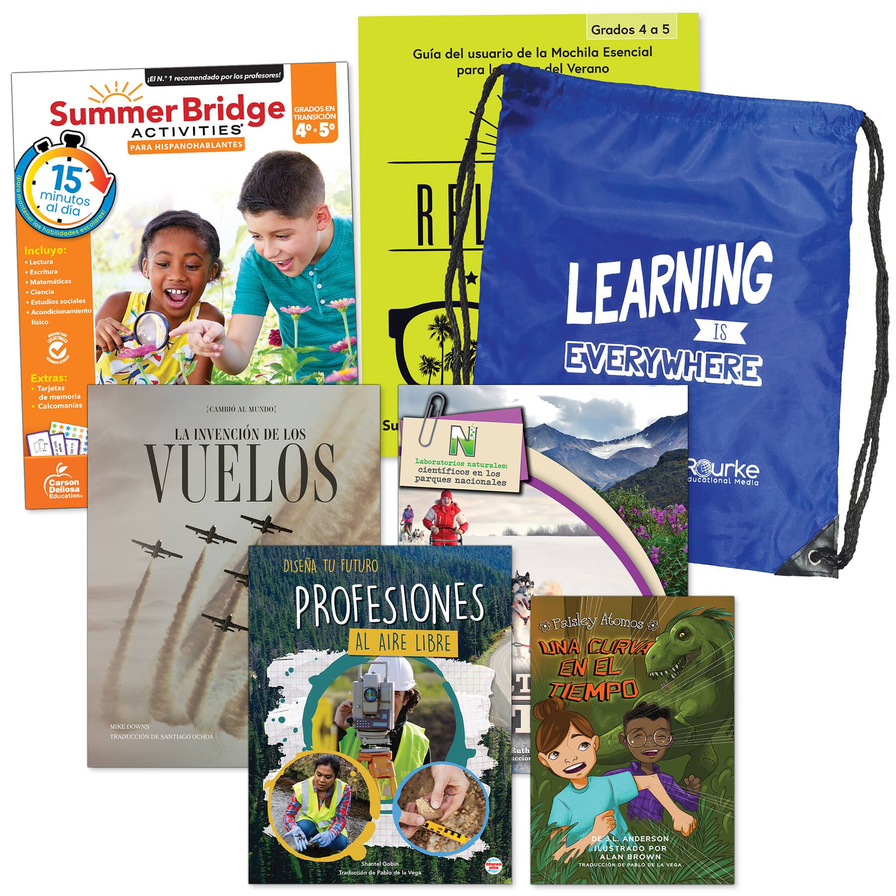 Summer Bridge Activities Summer Bridge Spanish Backpack for Grade 4-5