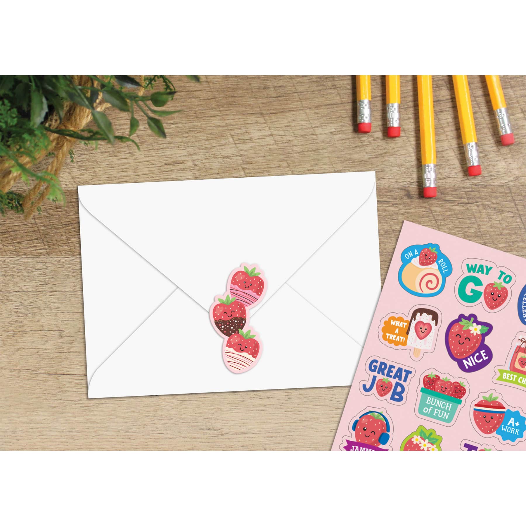 Teacher Created Resources® Strawberry Smelly Stickers, 6 Packs of 114