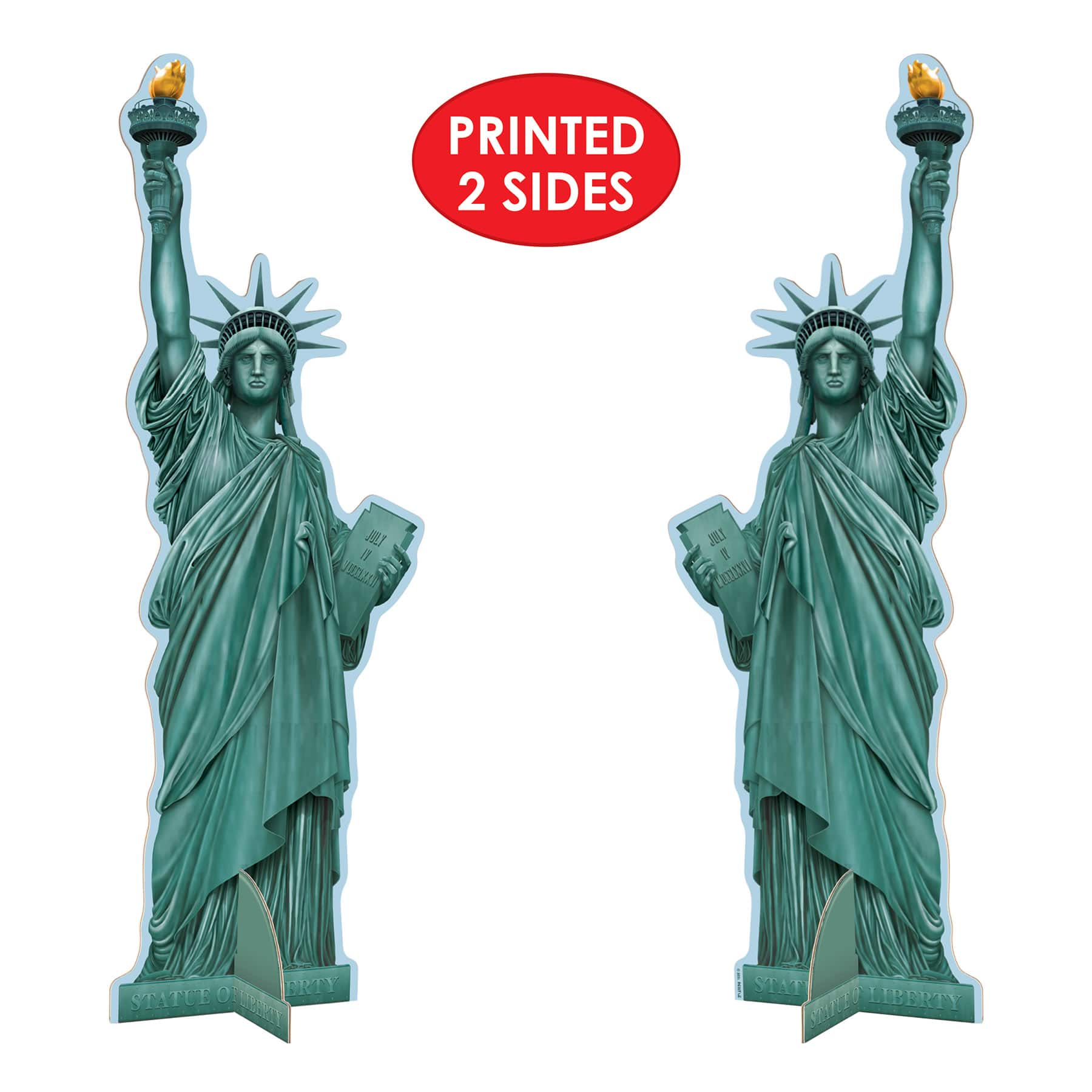 Beistle 16.75" 3D Statue of Liberty Centerpieces, 2ct.