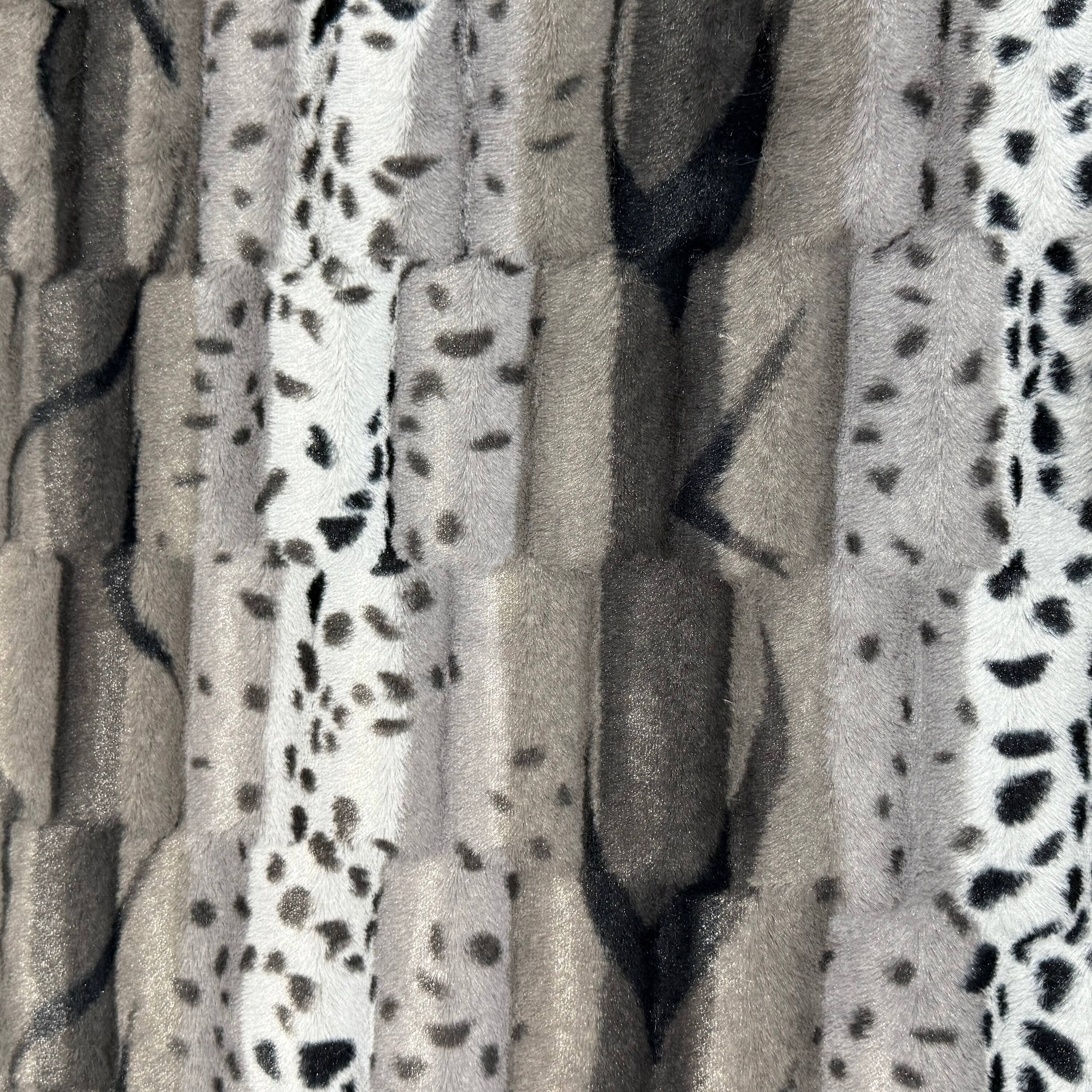 Feldman Exotic Gray Safari Faux Fur Fabric