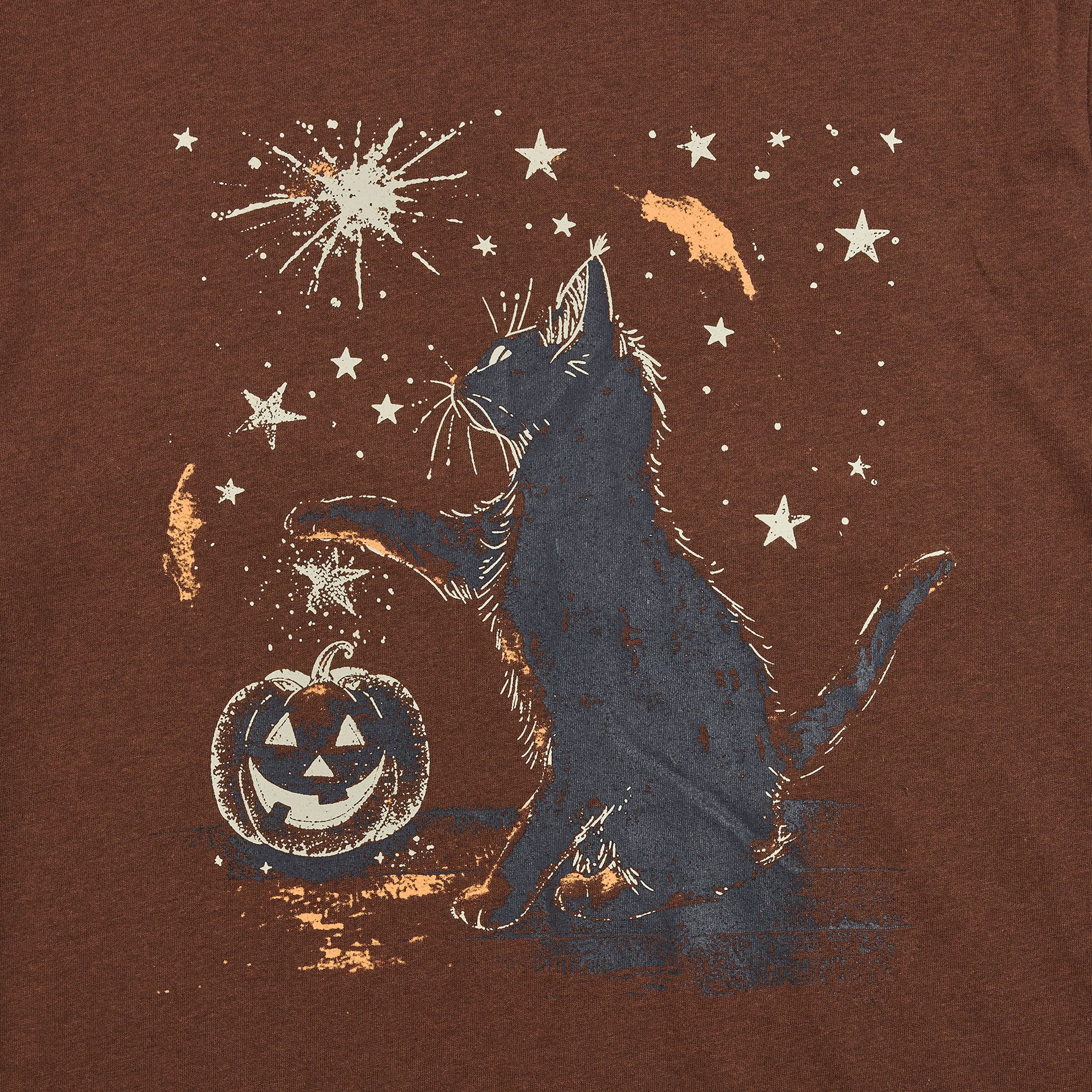 Magical Black Cat Adult T-Shirt