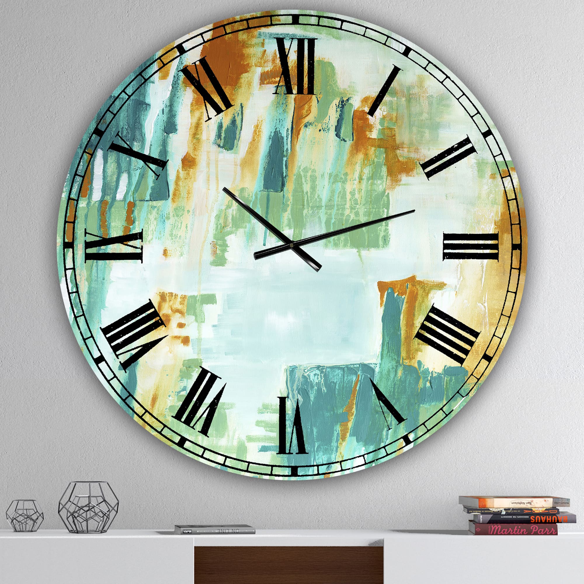 Designart 'On Your Right Oversized Modern Wall Clock